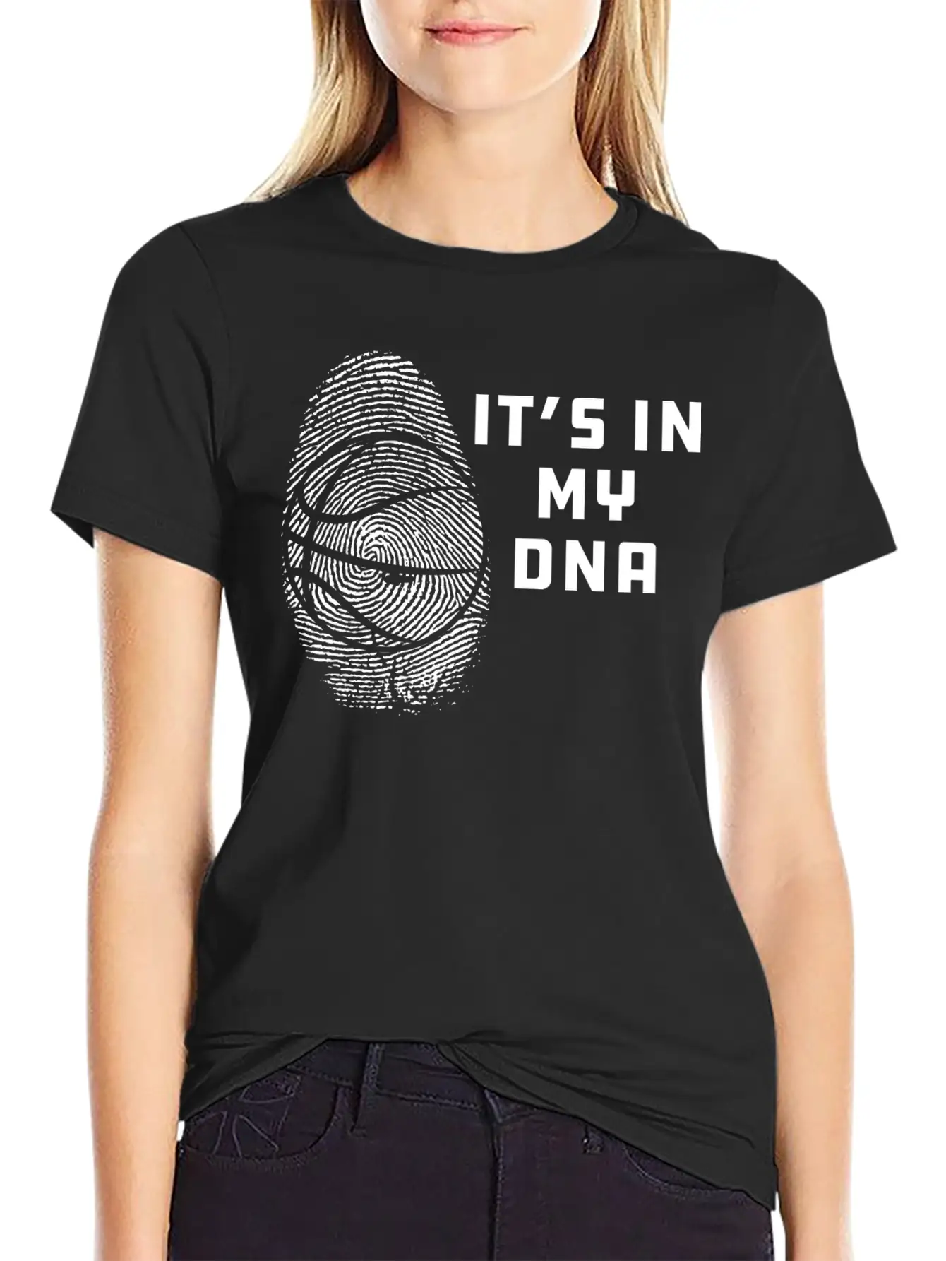 Basketball - It's In My DNA Unisex Casual T-Shirt – Clean Design For Daily Comfort