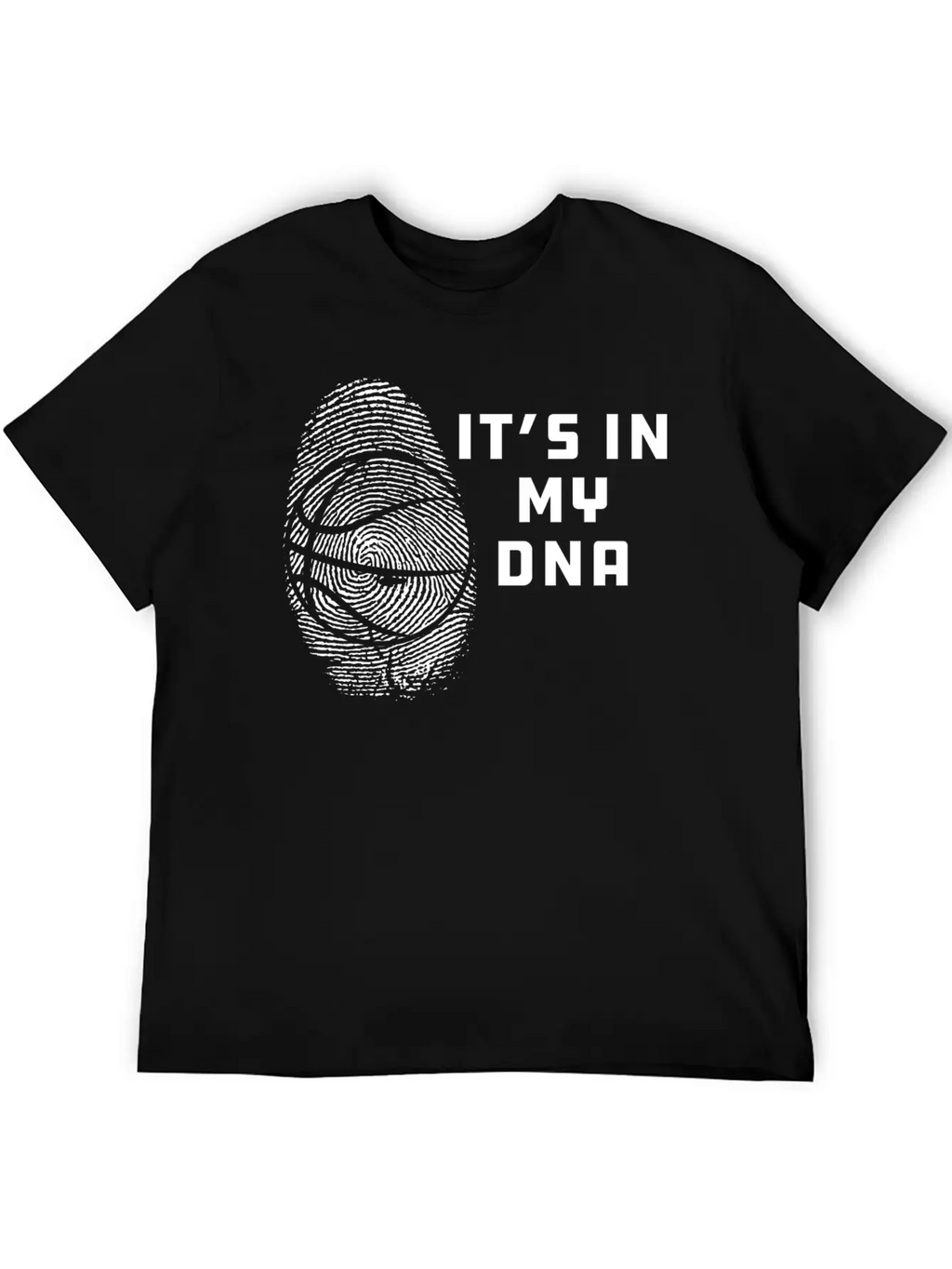 Basketball - It's In My DNA Unisex Casual T-Shirt – Clean Design For Daily Comfort