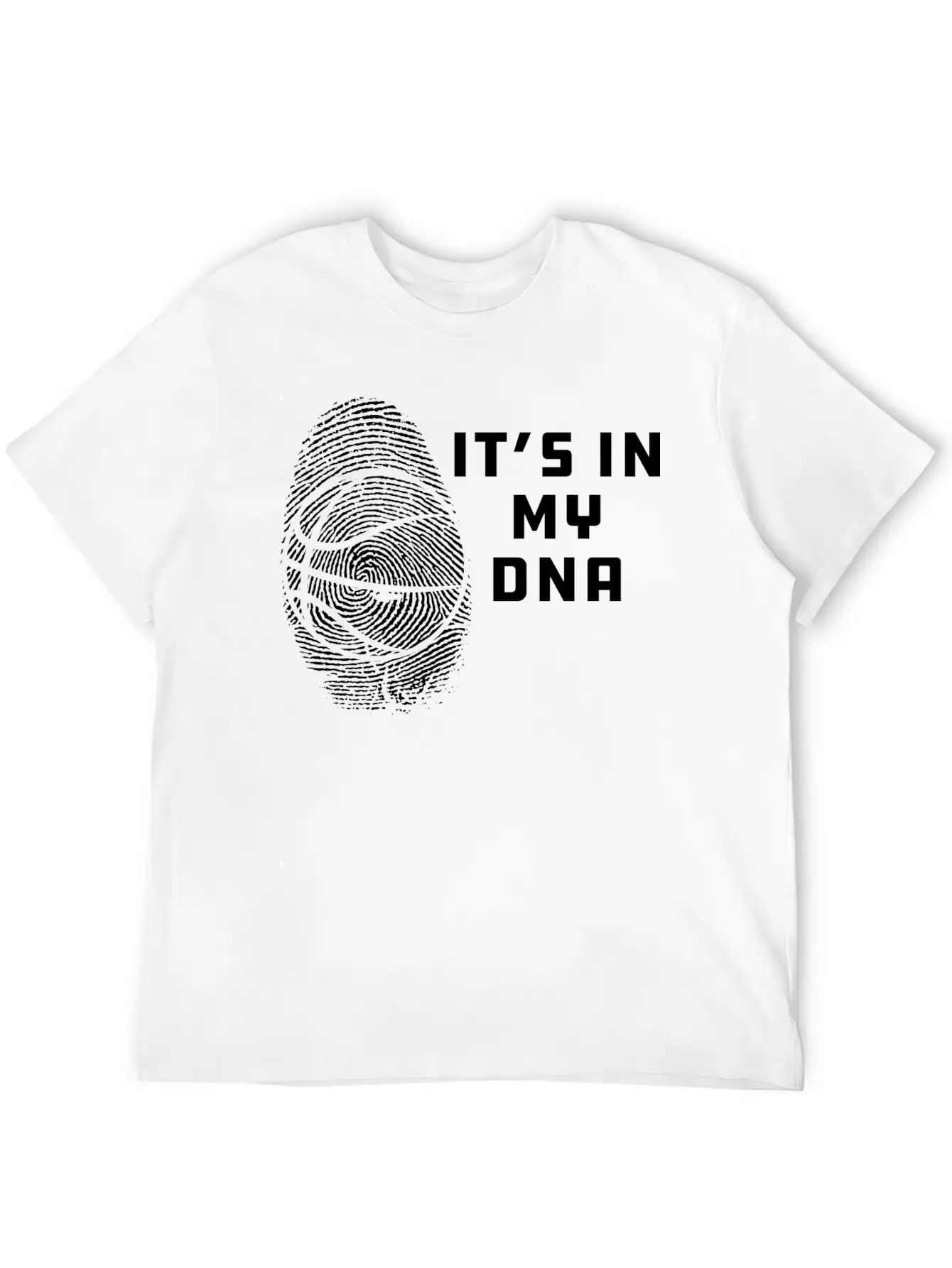 Basketball - It's In My DNA Unisex Casual T-Shirt – Clean Design For Daily Comfort