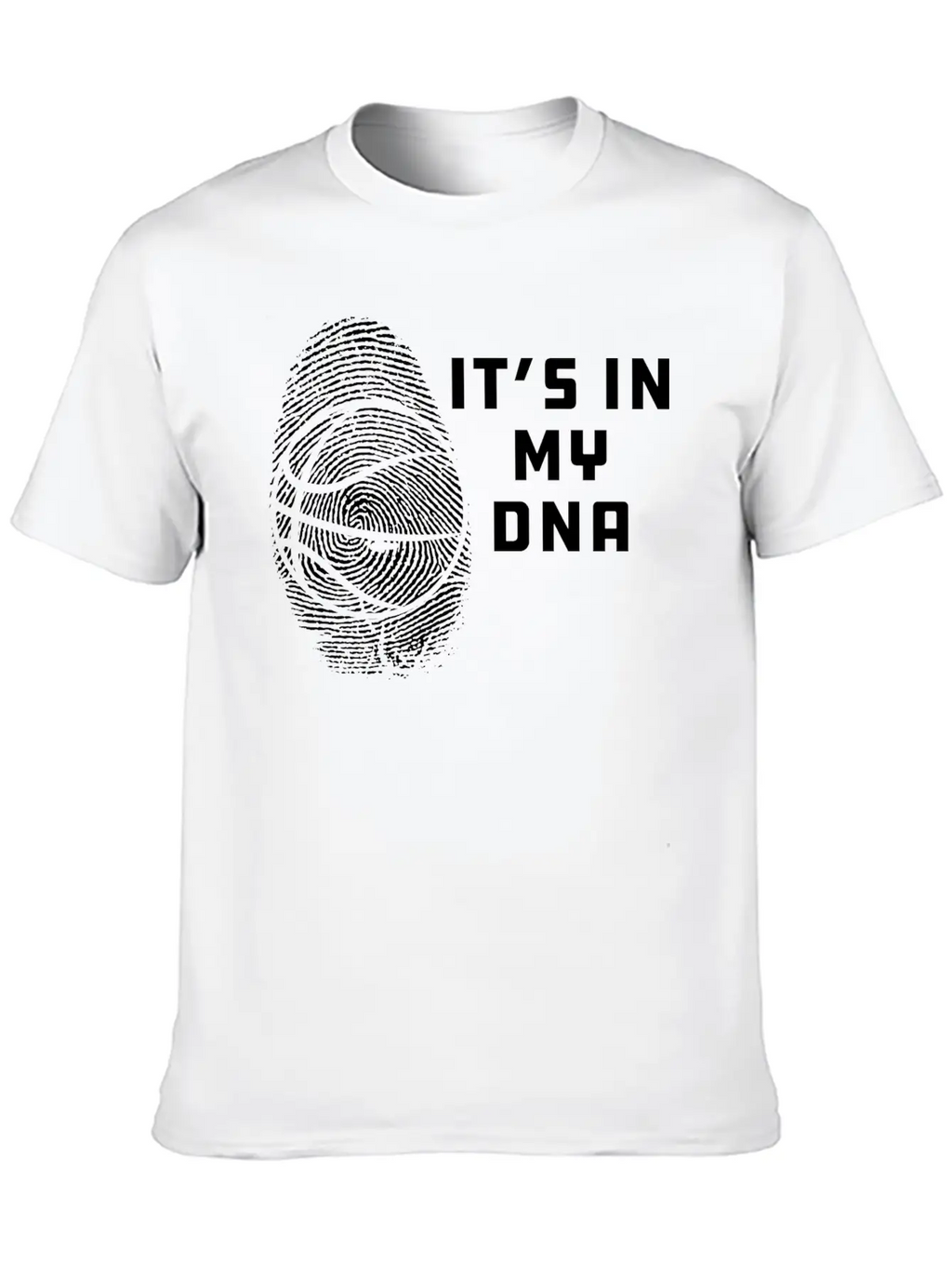 Basketball - It's In My DNA Unisex Casual T-Shirt – Clean Design For Daily Comfort