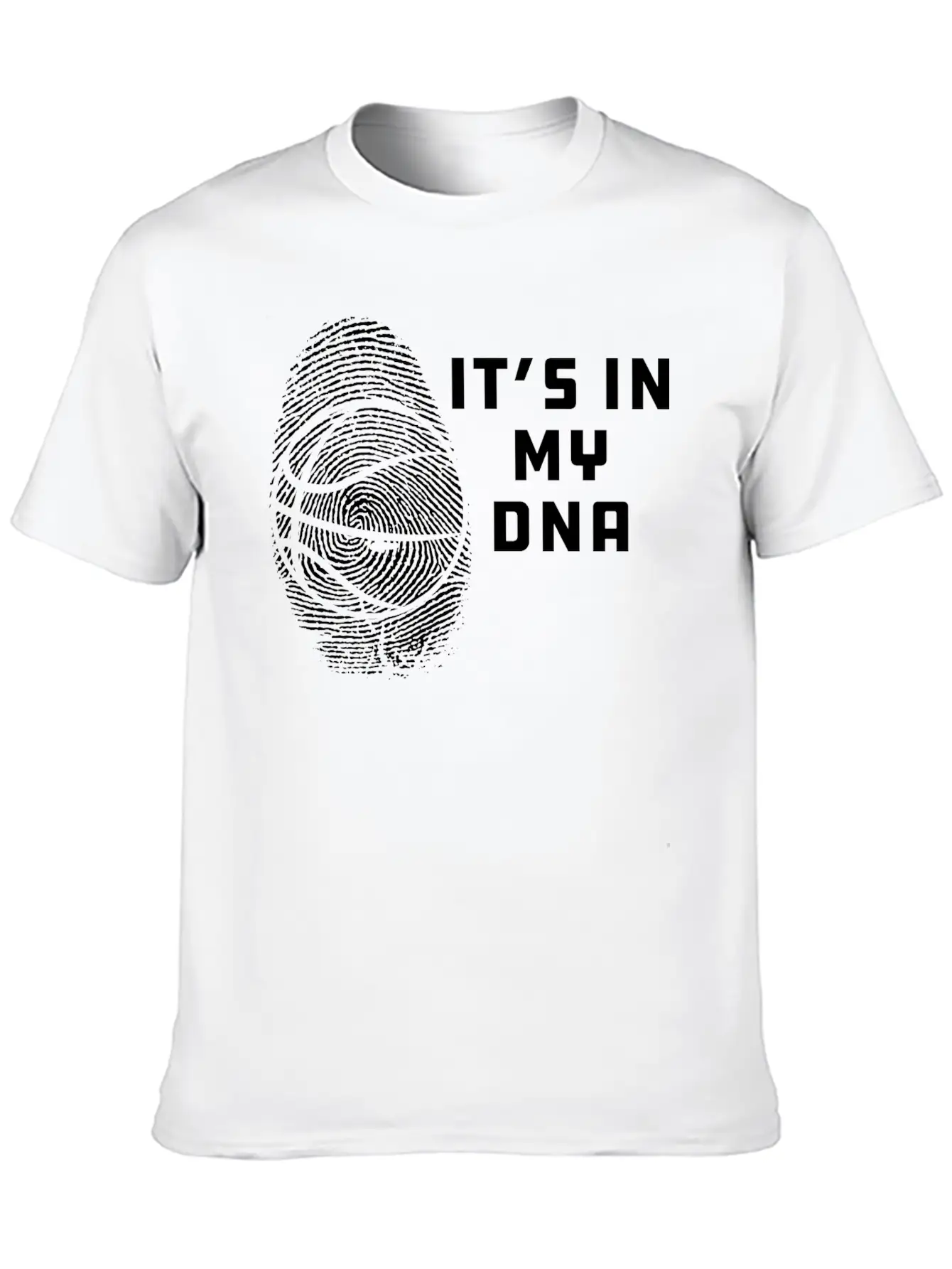 Basketball - It's In My DNA Unisex Casual T-Shirt – Clean Design For Daily Comfort