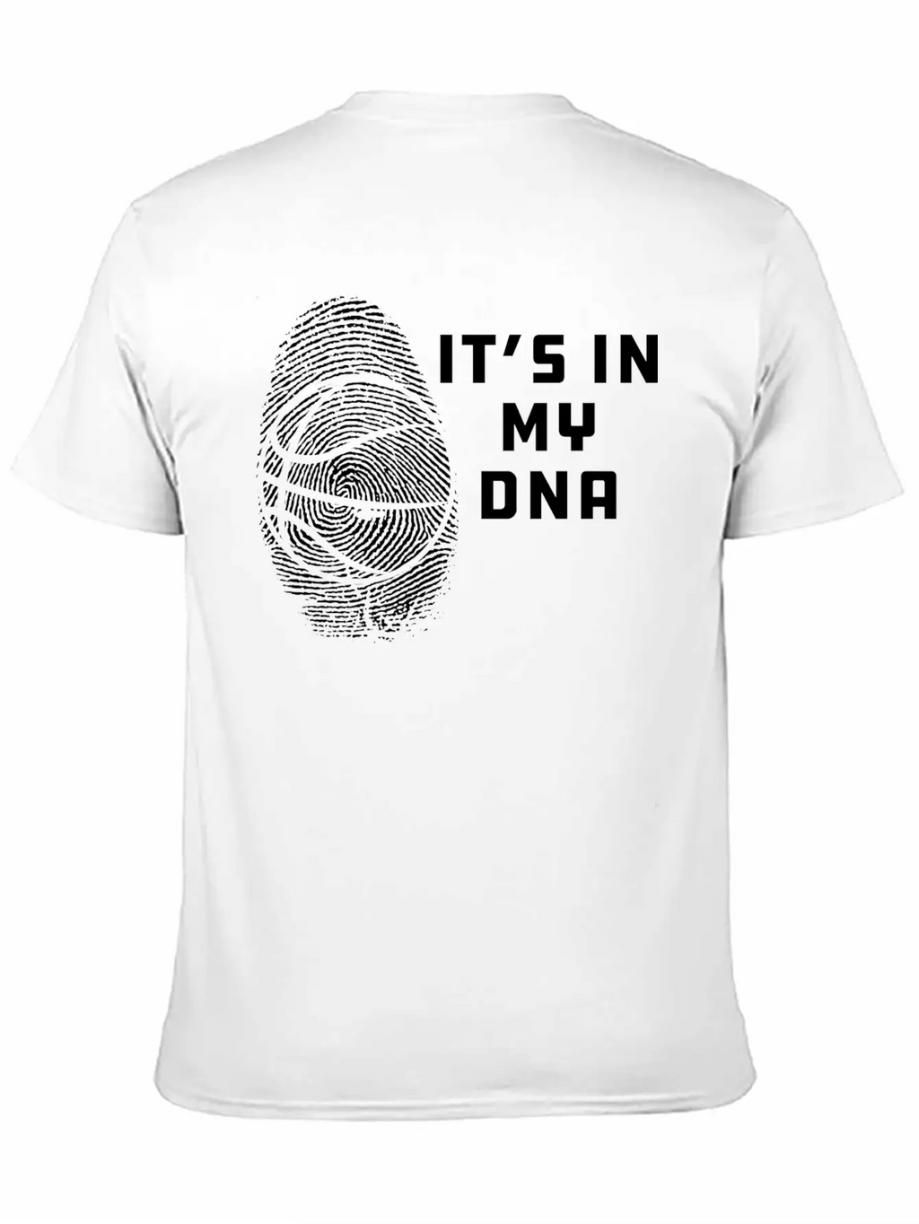 Basketball - It's In My DNA Unisex Casual T-Shirt – Clean Design For Daily Comfort