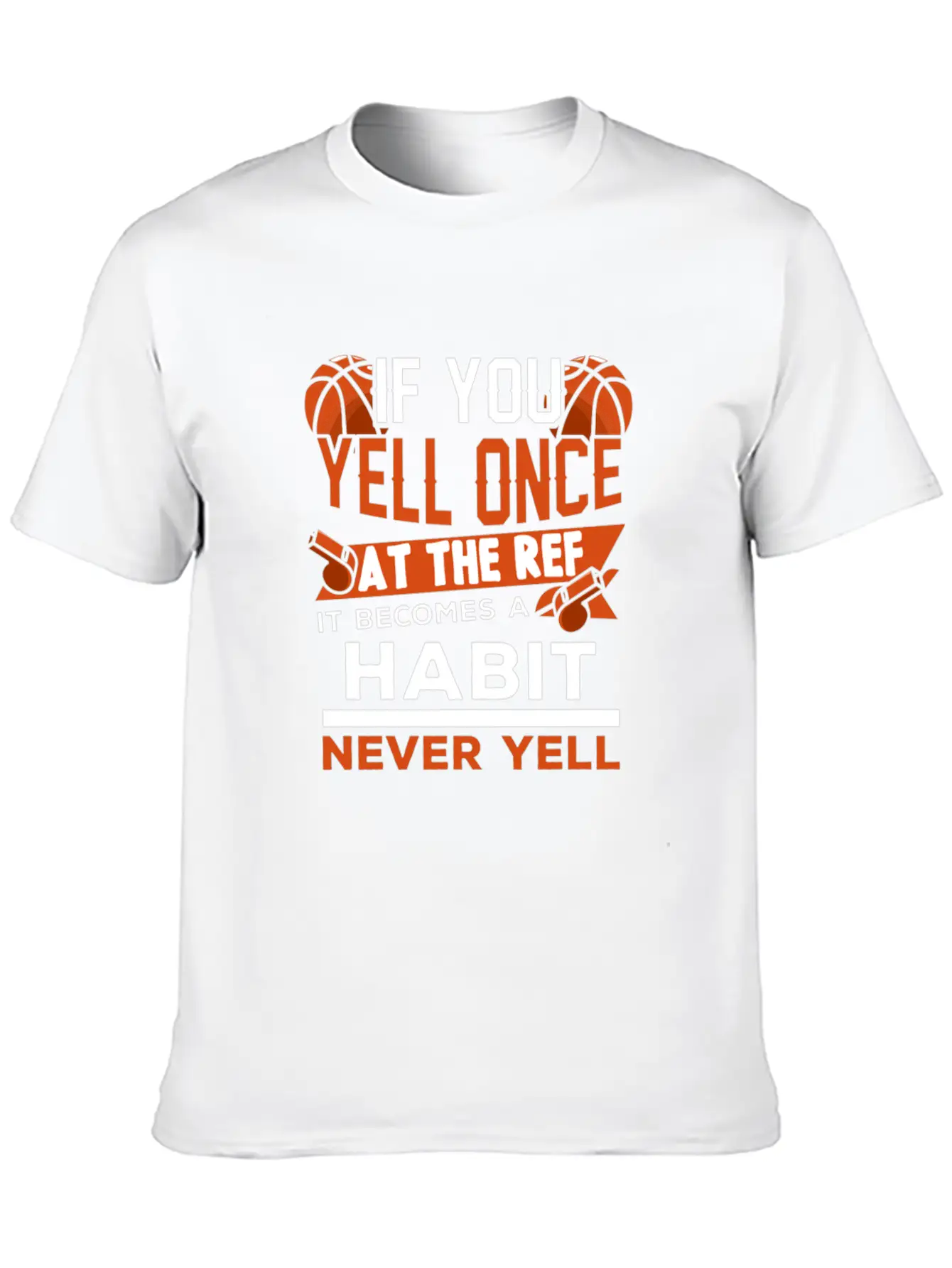 Basketball Referee Gift | Hoops Reffing Ref Stylish Everyday T-Shirt – Unisex Basic Cotton Tee