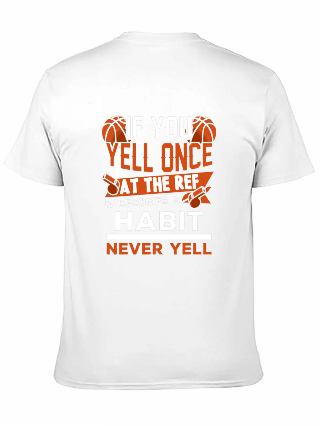 Basketball Referee Gift | Hoops Reffing Ref Stylish Everyday T-Shirt – Unisex Basic Cotton Tee