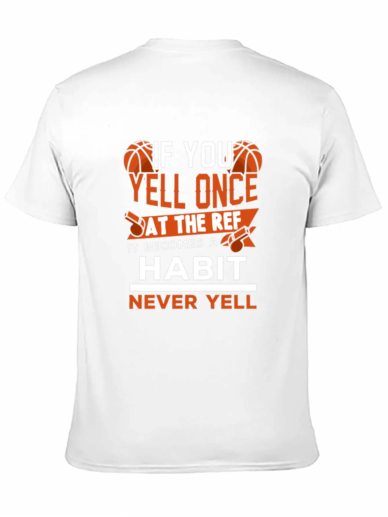 Basketball Referee Gift | Hoops Reffing Ref Stylish Everyday T-Shirt – Unisex Basic Cotton Tee