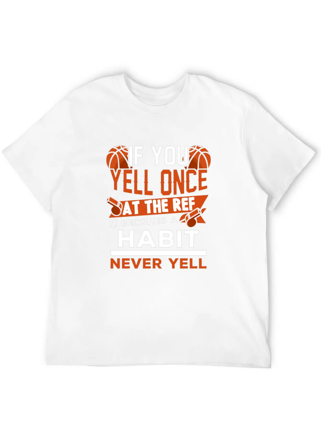 Basketball Referee Gift | Hoops Reffing Ref Stylish Everyday T-Shirt – Unisex Basic Cotton Tee