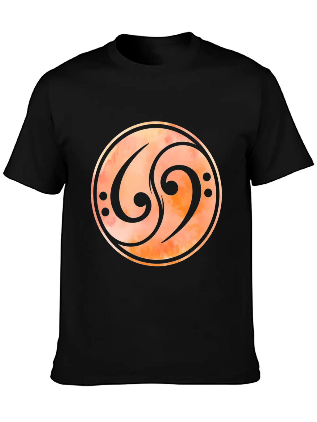 Bass Clef Music Bass Guitar Unisex Casual T-Shirt – Clean Design For Daily Comfort