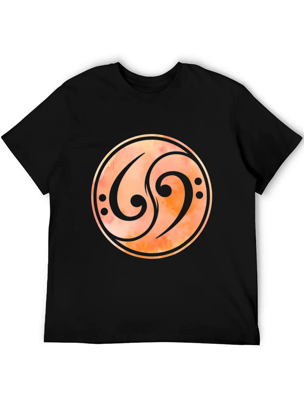 Bass Clef Music Bass Guitar Unisex Casual T-Shirt – Clean Design For Daily Comfort