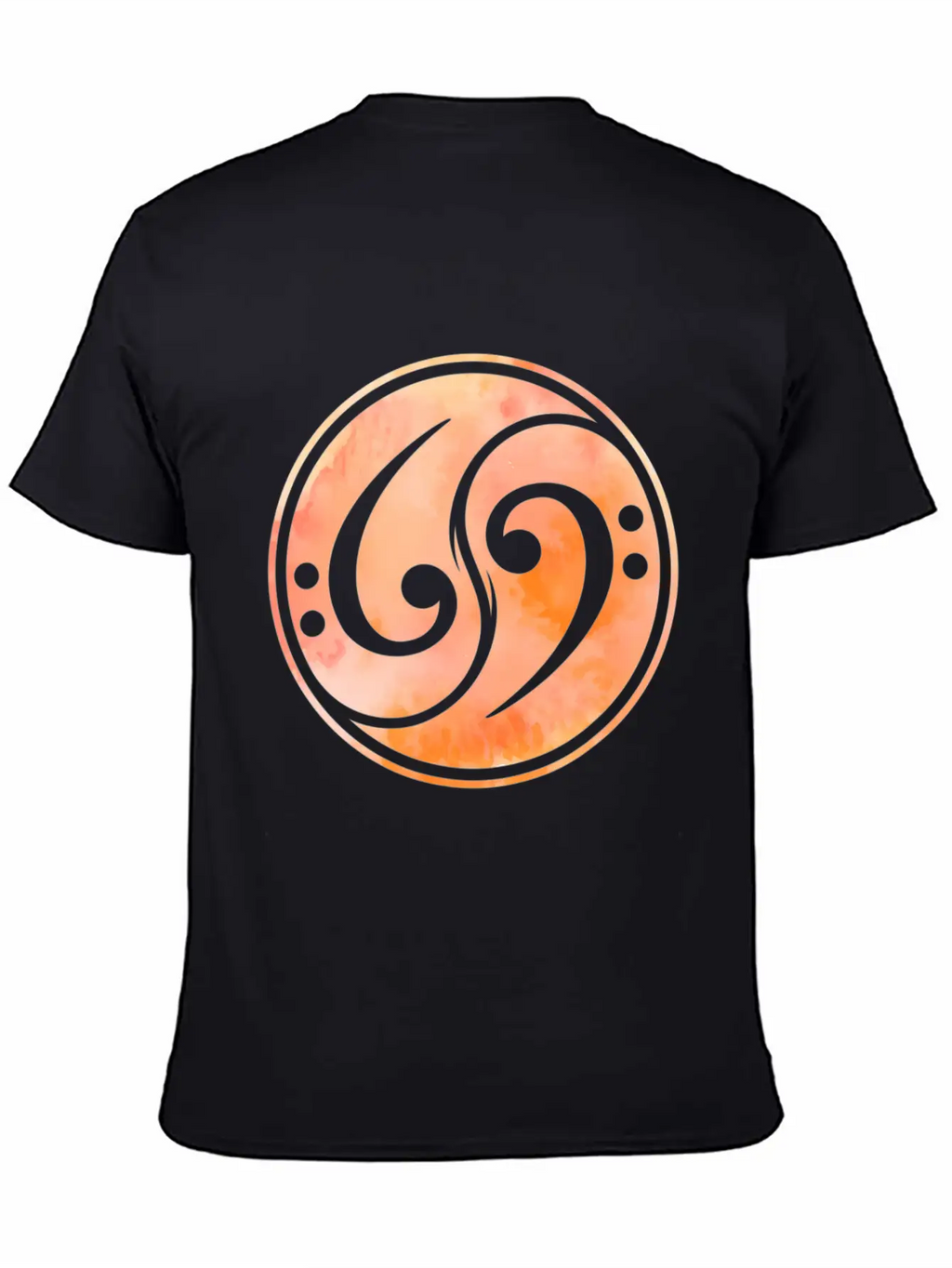 Bass Clef Music Bass Guitar Unisex Casual T-Shirt – Clean Design For Daily Comfort