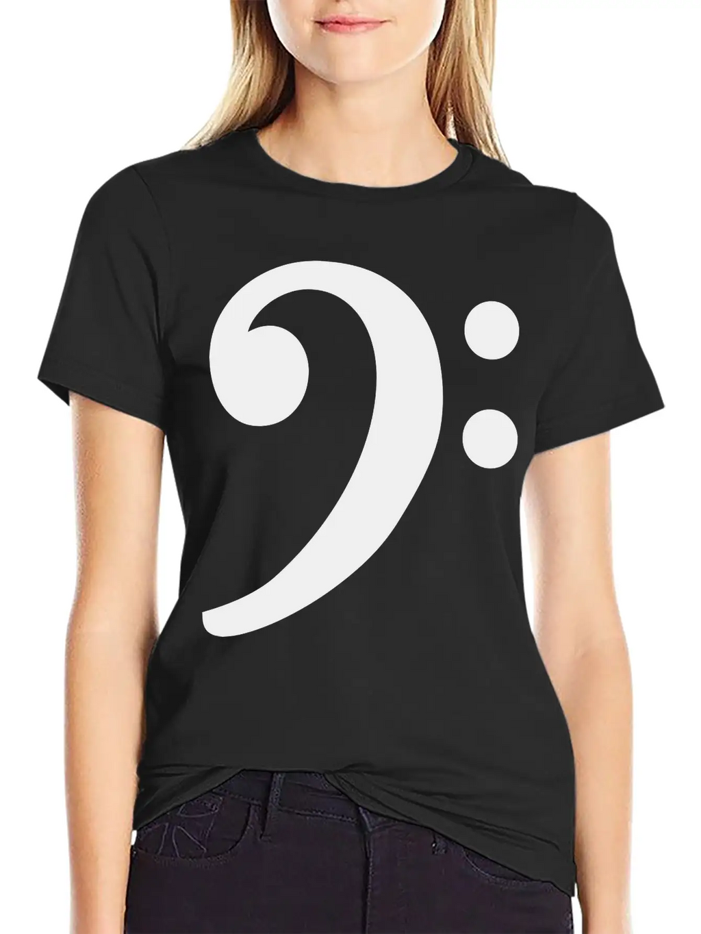 Bass Clef Unisex Casual T-Shirt – Clean Design For Daily Comfort