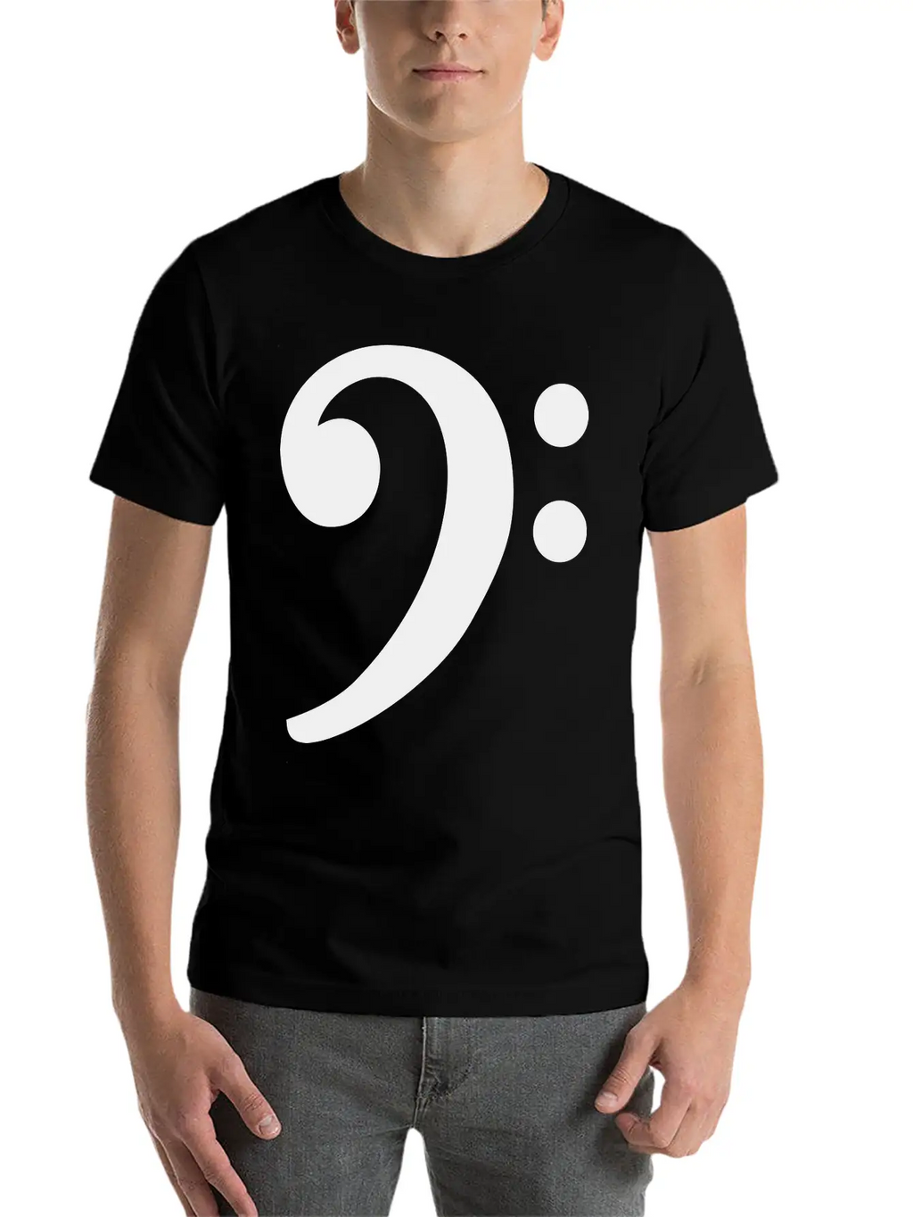 Bass Clef Unisex Casual T-Shirt – Clean Design For Daily Comfort