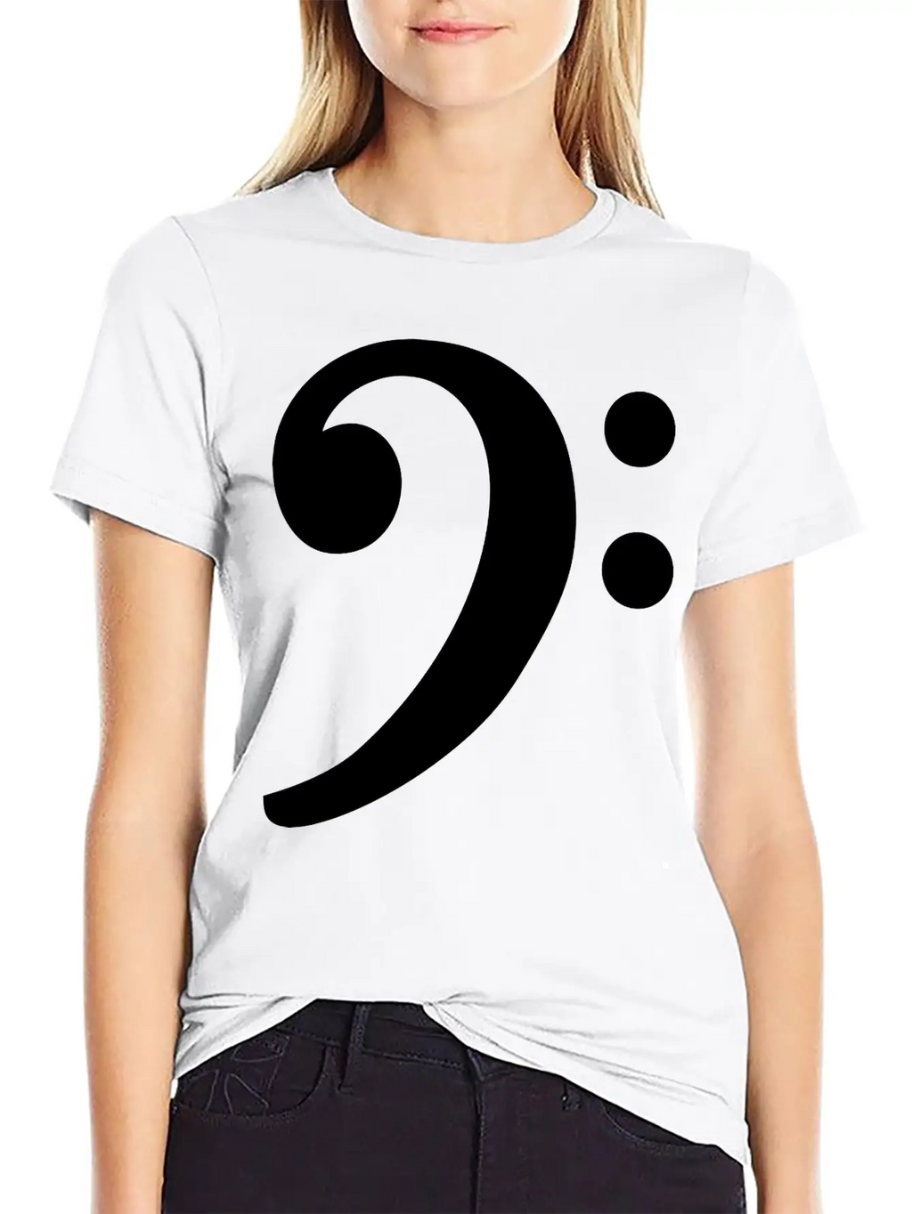 Bass Clef Unisex Casual T-Shirt – Clean Design For Daily Comfort
