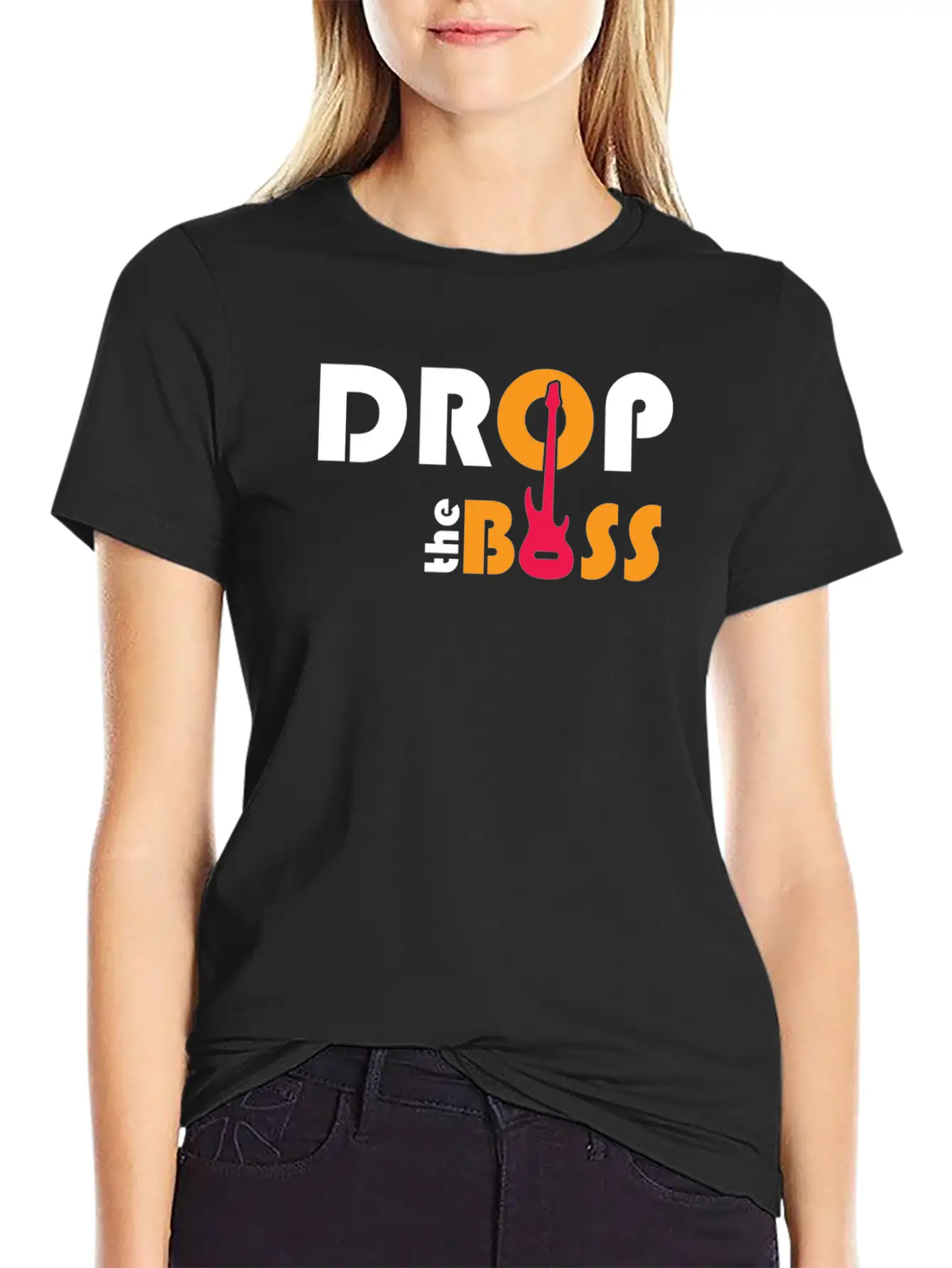 Bass - Drop The Bass Unisex Short Sleeve Soft Cotton T-Shirt – Casual Everyday Wear