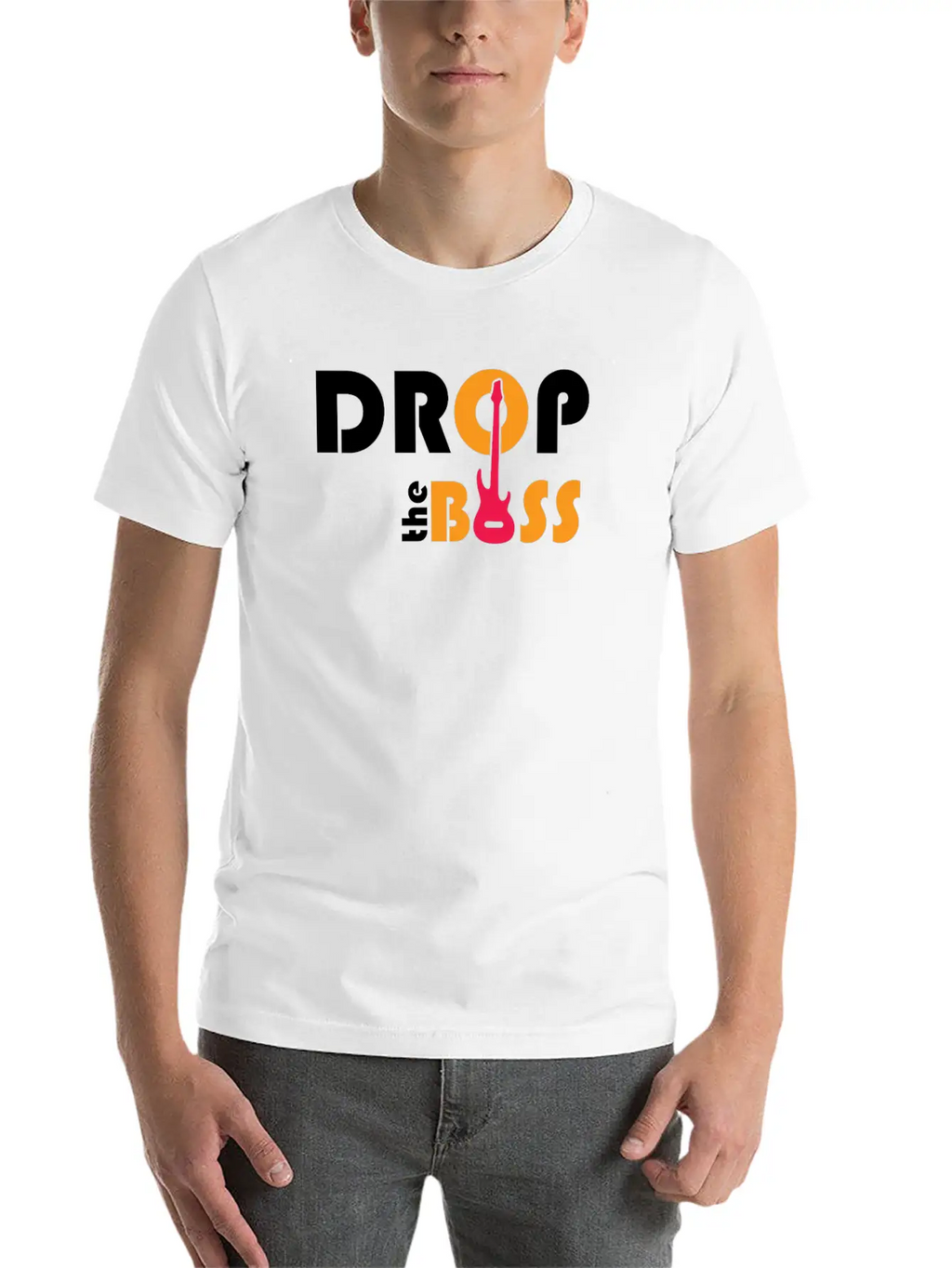Bass - Drop The Bass Unisex Short Sleeve Soft Cotton T-Shirt – Casual Everyday Wear