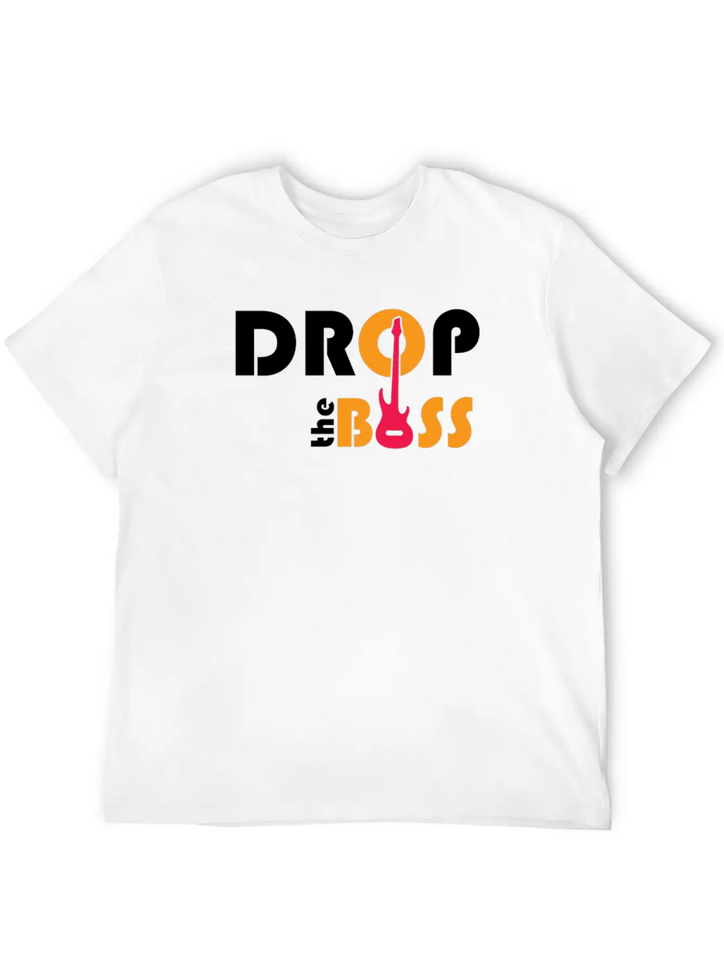 Bass - Drop The Bass Unisex Short Sleeve Soft Cotton T-Shirt – Casual Everyday Wear