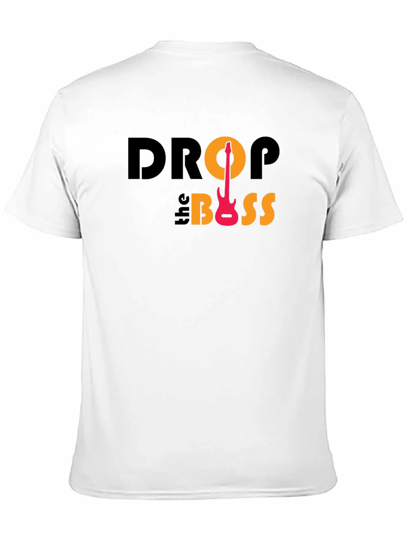 Bass - Drop The Bass Unisex Short Sleeve Soft Cotton T-Shirt – Casual Everyday Wear
