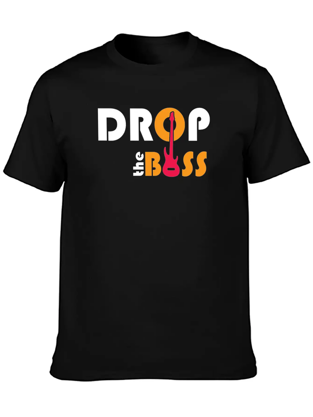 Bass - Drop The Bass Unisex Short Sleeve Soft Cotton T-Shirt – Casual Everyday Wear