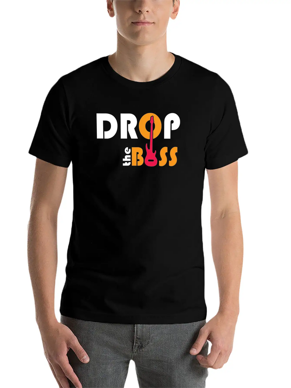Bass - Drop The Bass Unisex Short Sleeve Soft Cotton T-Shirt – Casual Everyday Wear