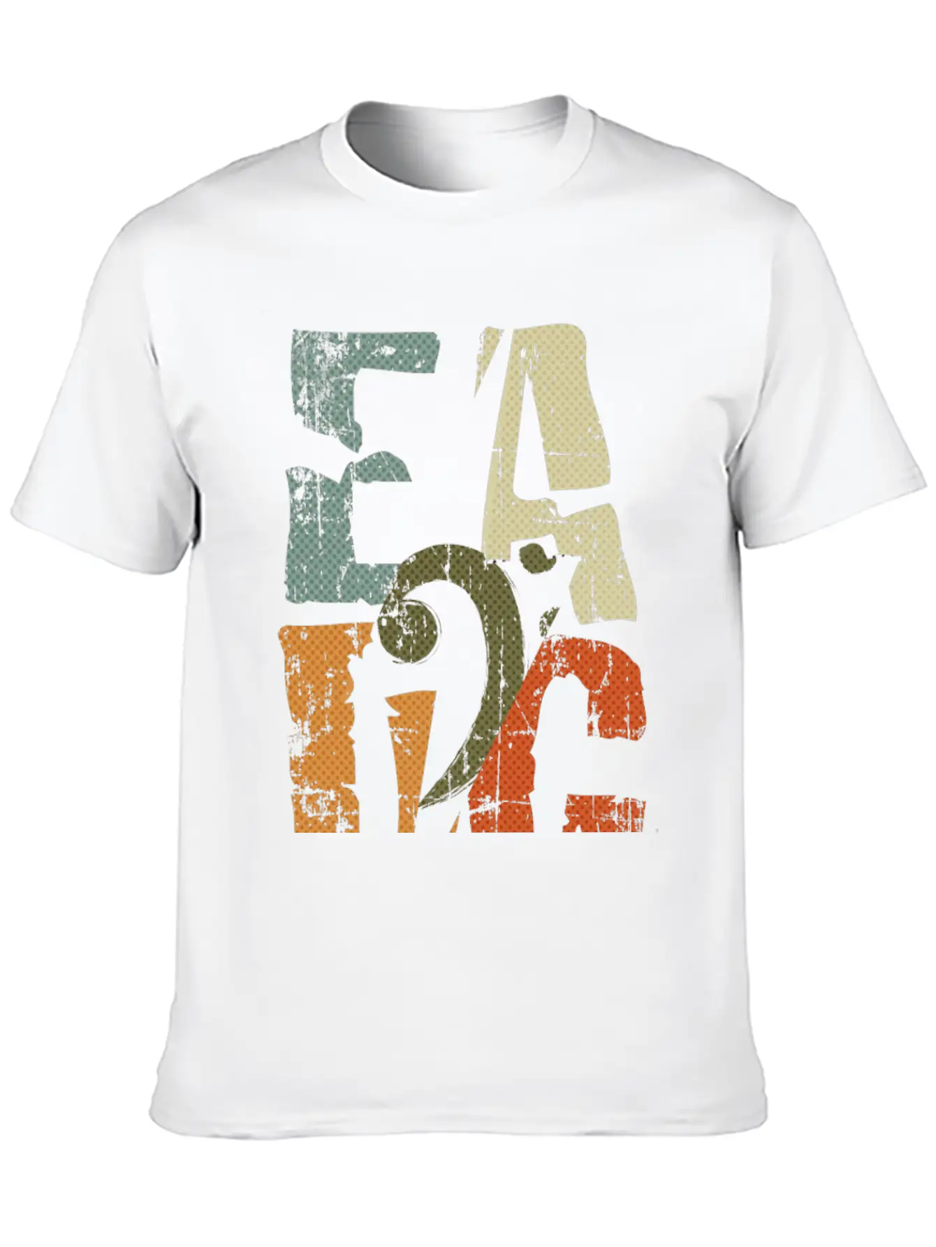 Bass Guitar Player EADG Bass Clef Gift For Bassist Unisex Casual T-Shirt – Clean Design For Daily Comfort