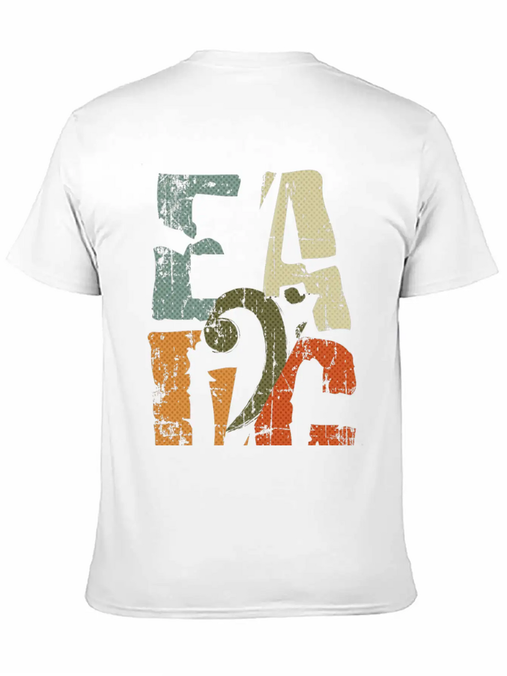 Bass Guitar Player EADG Bass Clef Gift For Bassist Unisex Casual T-Shirt – Clean Design For Daily Comfort