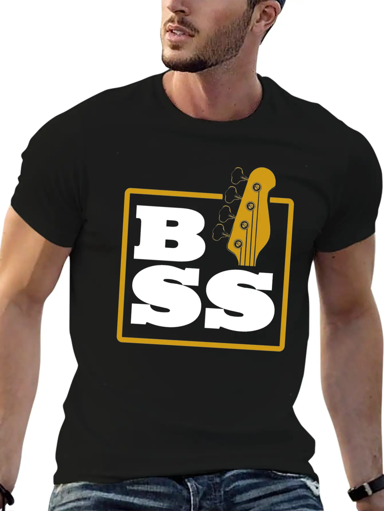 Bass Guitar Stylish Everyday T-Shirt – Unisex Basic Cotton Tee