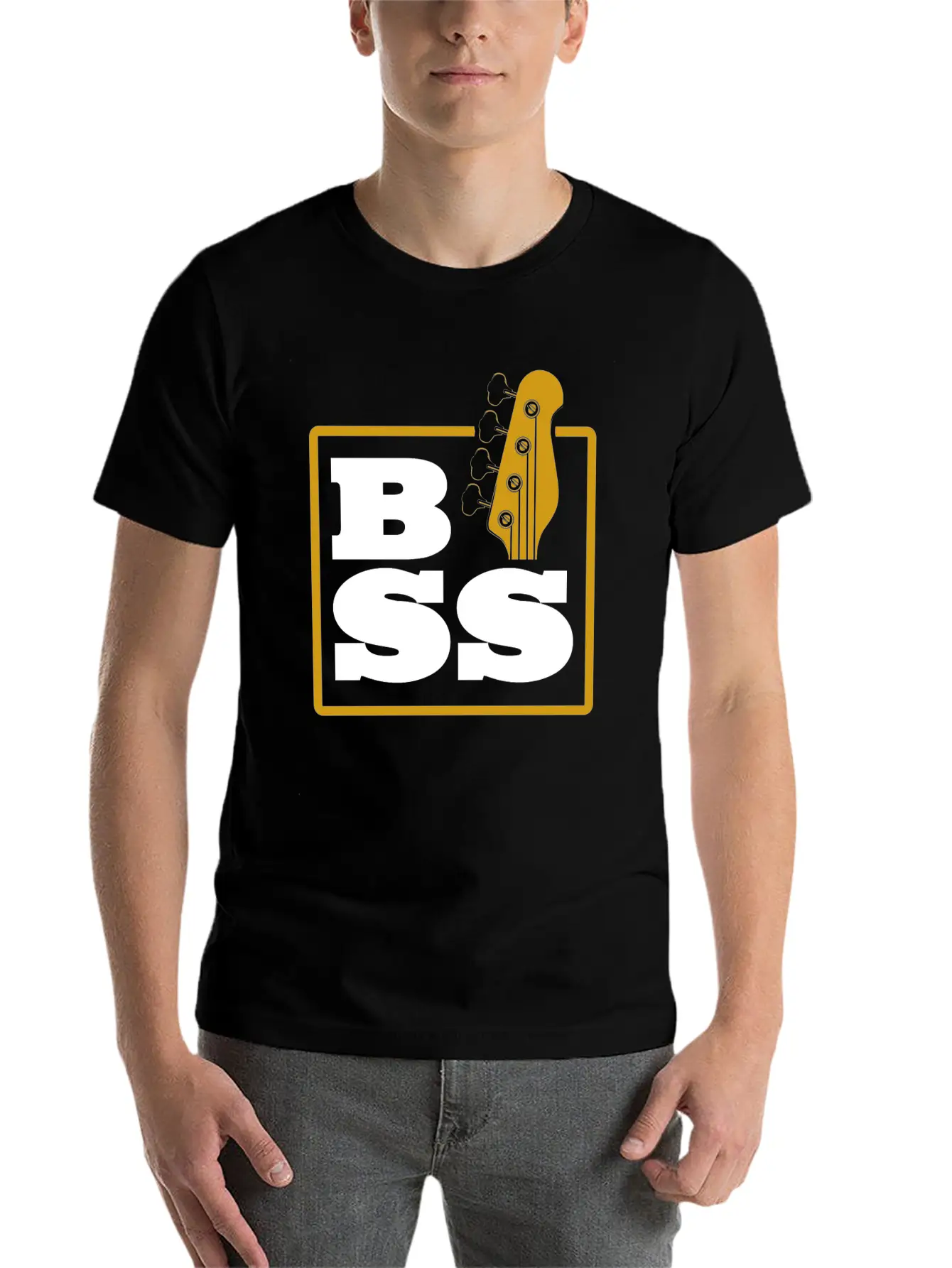 Bass Guitar Stylish Everyday T-Shirt – Unisex Basic Cotton Tee