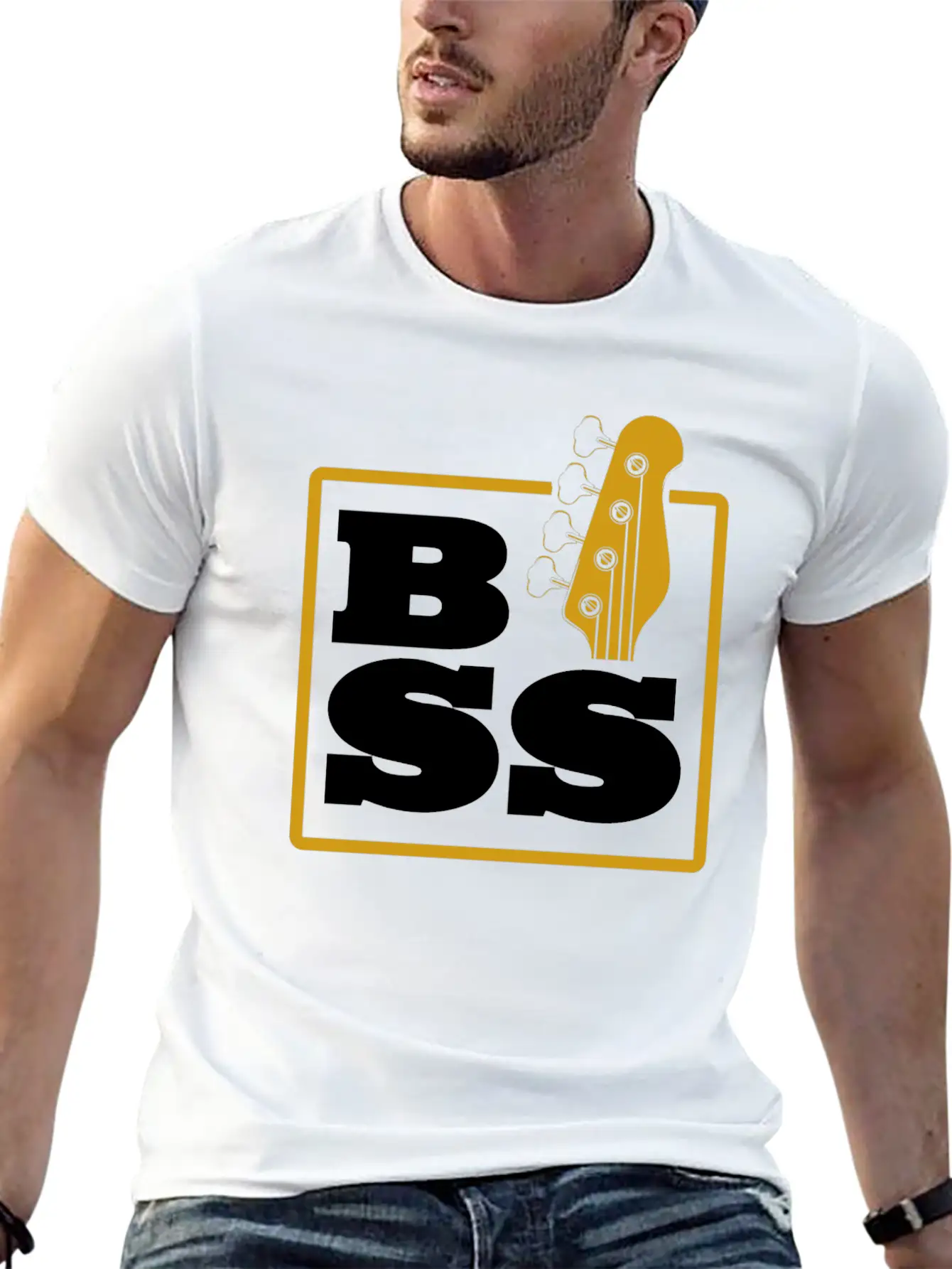 Bass Guitar Stylish Everyday T-Shirt – Unisex Basic Cotton Tee