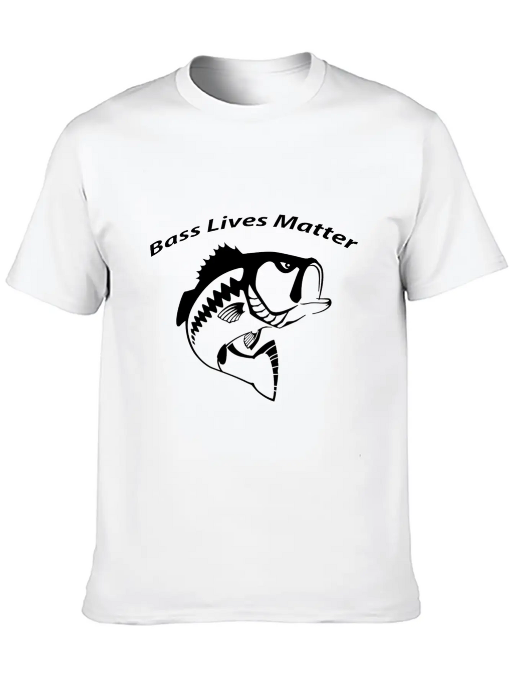 Bass Lives Matter Unisex Short Sleeve Soft Cotton T-Shirt – Casual Everyday Wear