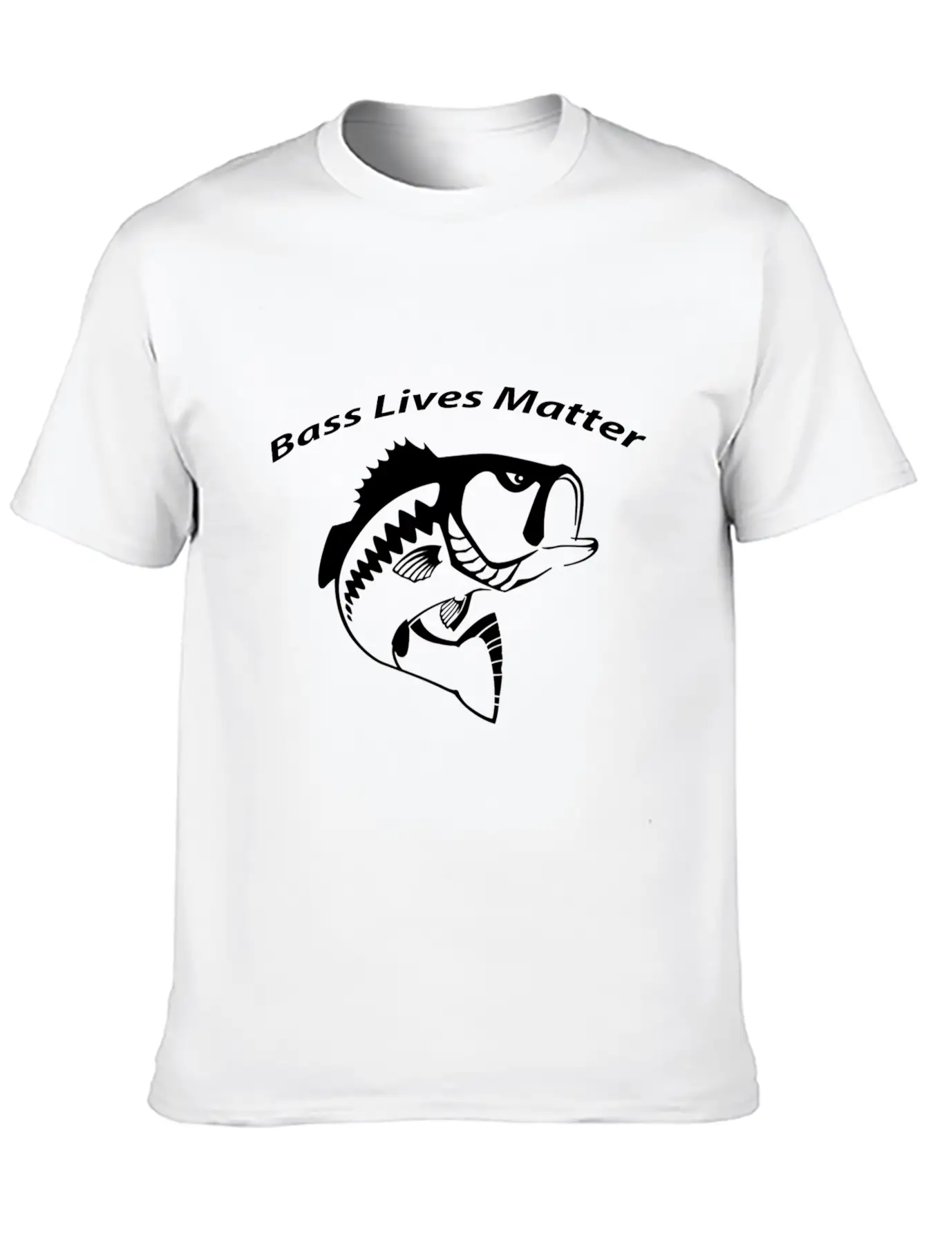 Bass Lives Matter Unisex Short Sleeve Soft Cotton T-Shirt – Casual Everyday Wear