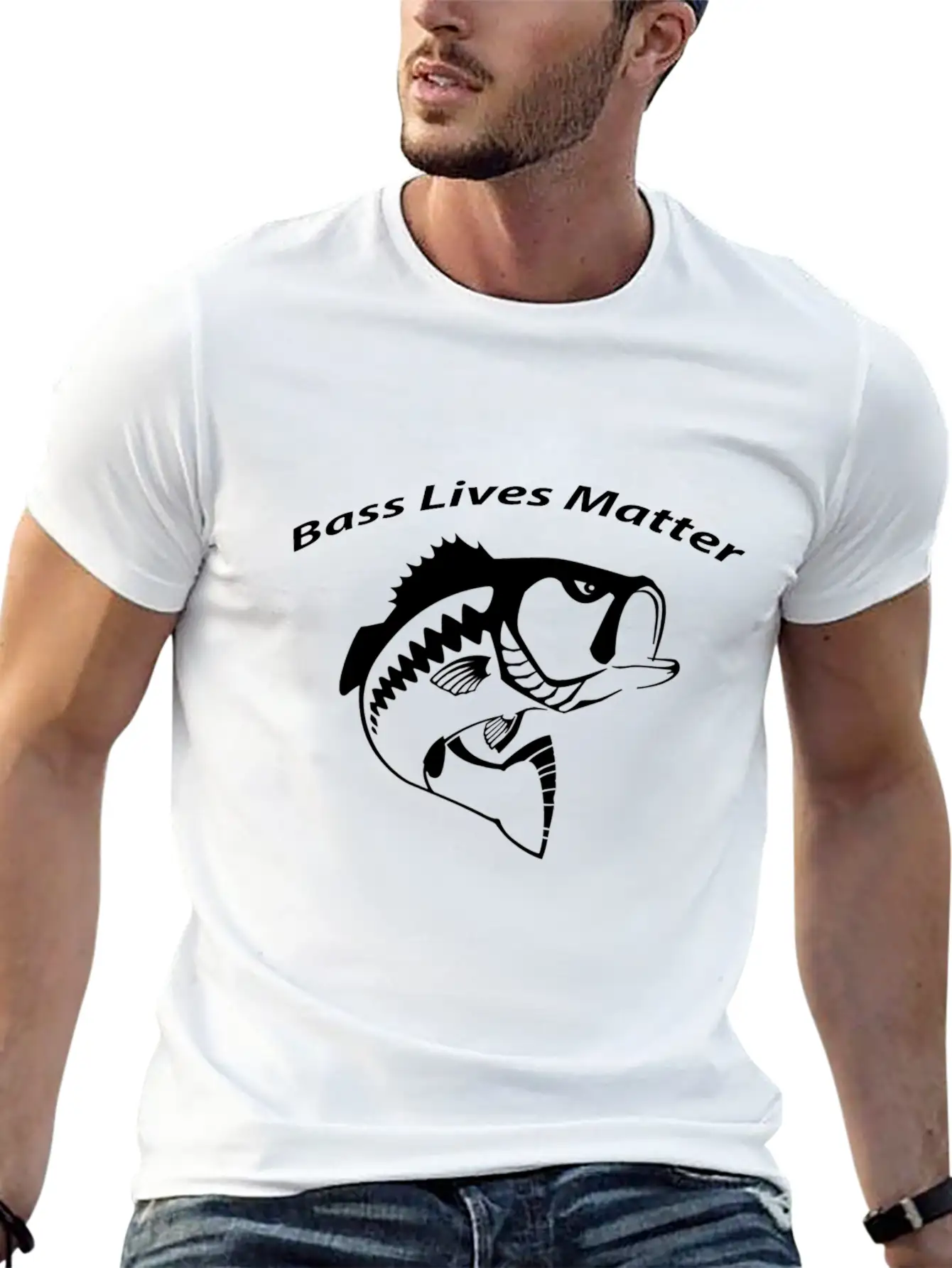 Bass Lives Matter Unisex Short Sleeve Soft Cotton T-Shirt – Casual Everyday Wear