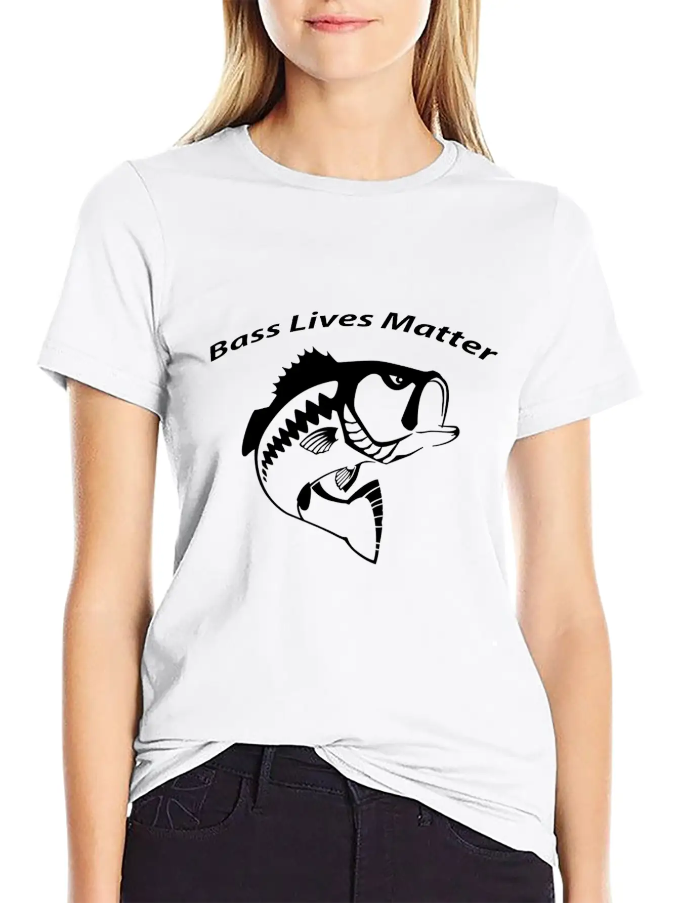 Bass Lives Matter Unisex Short Sleeve Soft Cotton T-Shirt – Casual Everyday Wear