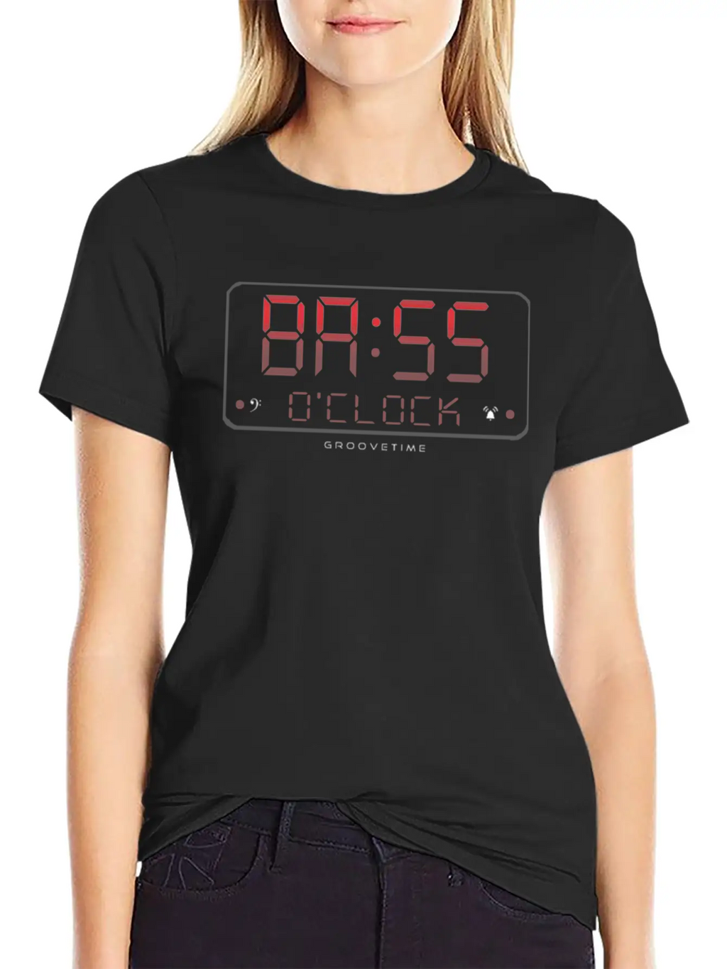 Bass O Clock Breathable Soft Cotton T-Shirt – Timeless Casual Look