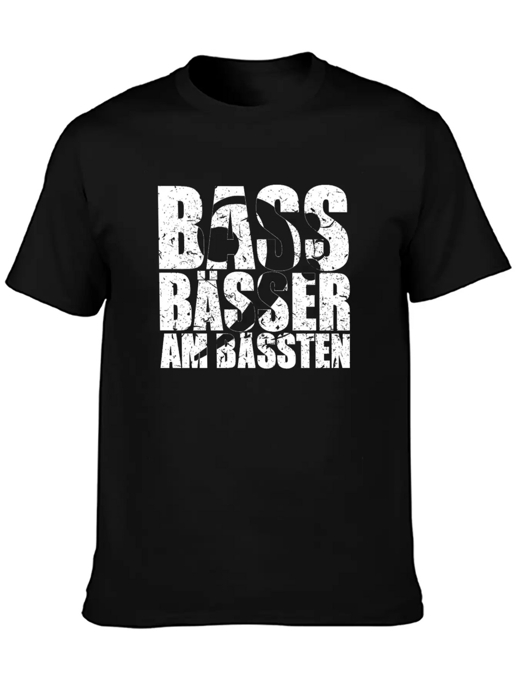 Bass Player Gift BASS BÄSSER AM BÄSSTEN Bassist Essential Cotton Tee For Daily Outfits – Unisex Style