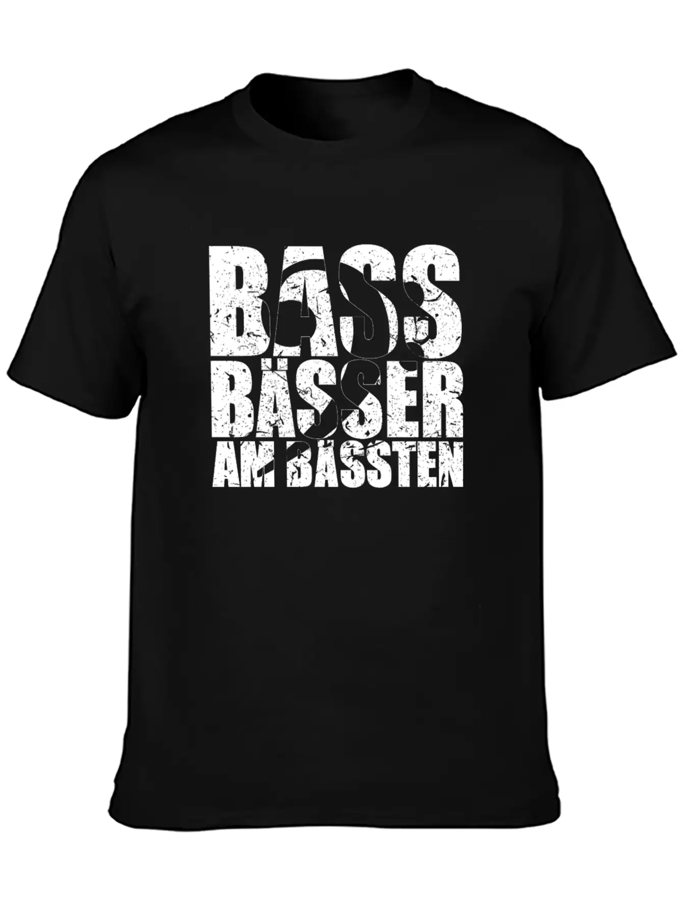 Bass Player Gift BASS BÄSSER AM BÄSSTEN Bassist Essential Cotton Tee For Daily Outfits – Unisex Style