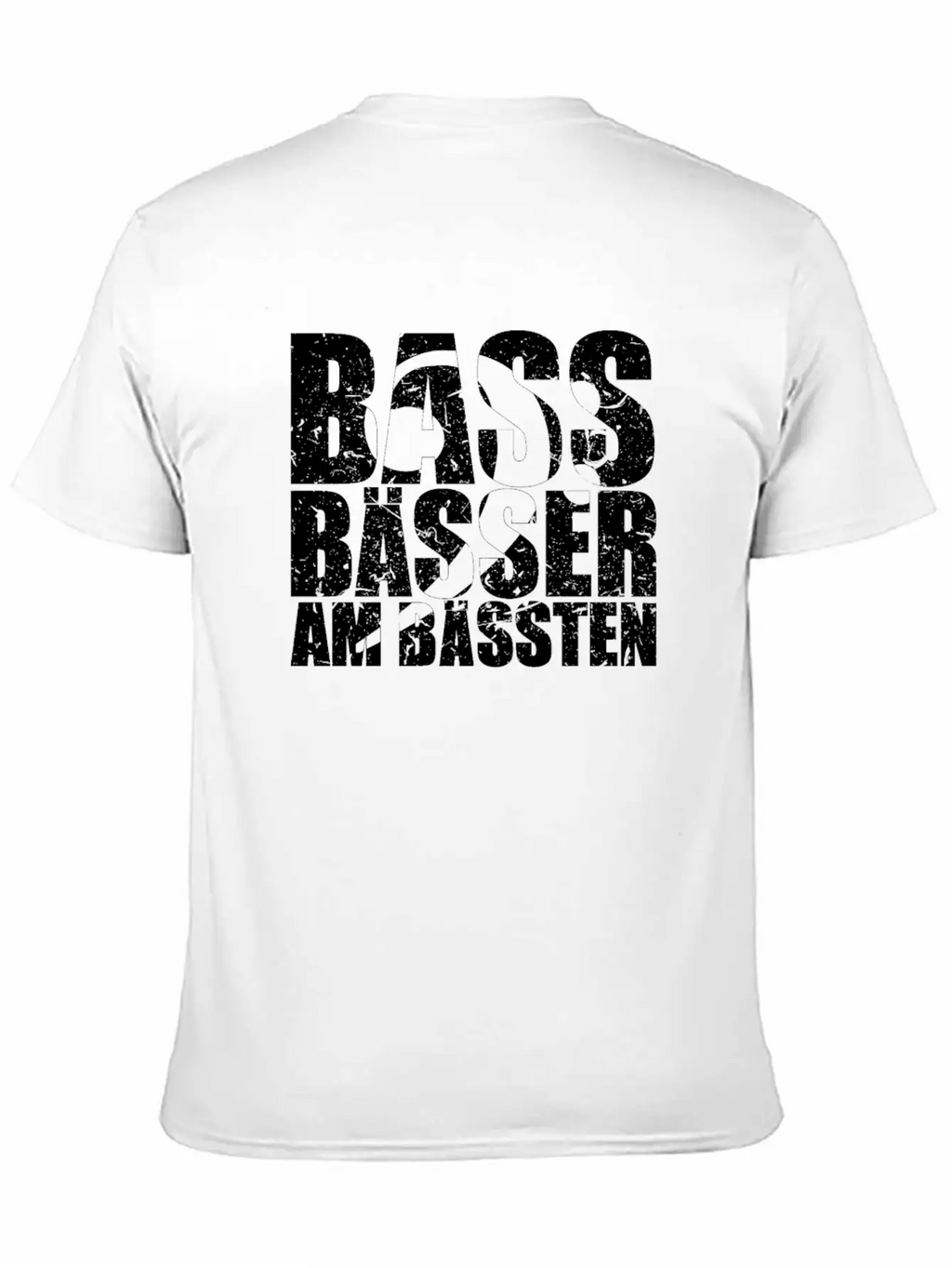 Bass Player Gift BASS BÄSSER AM BÄSSTEN Bassist Essential Cotton Tee For Daily Outfits – Unisex Style