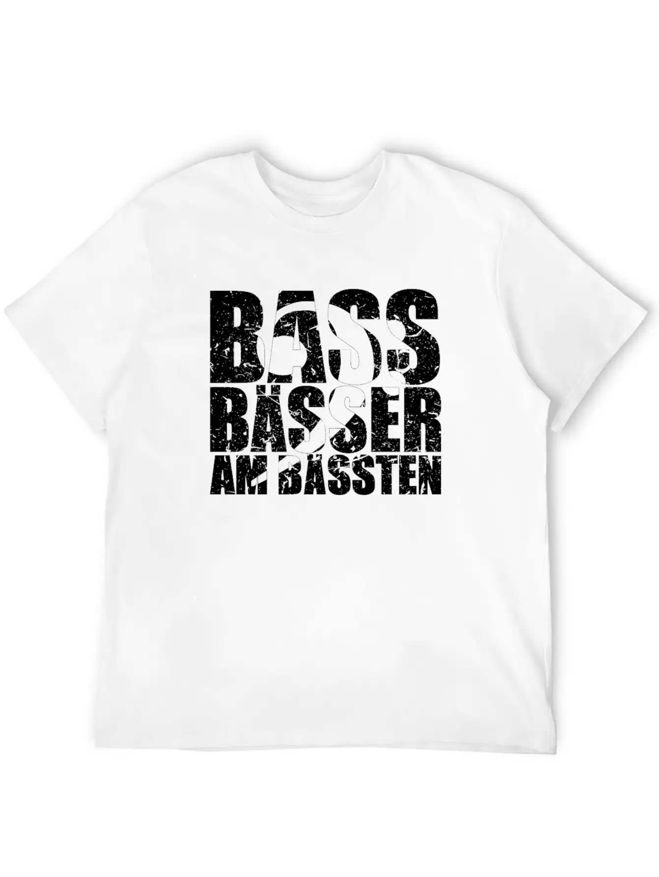 Bass Player Gift BASS BÄSSER AM BÄSSTEN Bassist Essential Cotton Tee For Daily Outfits – Unisex Style