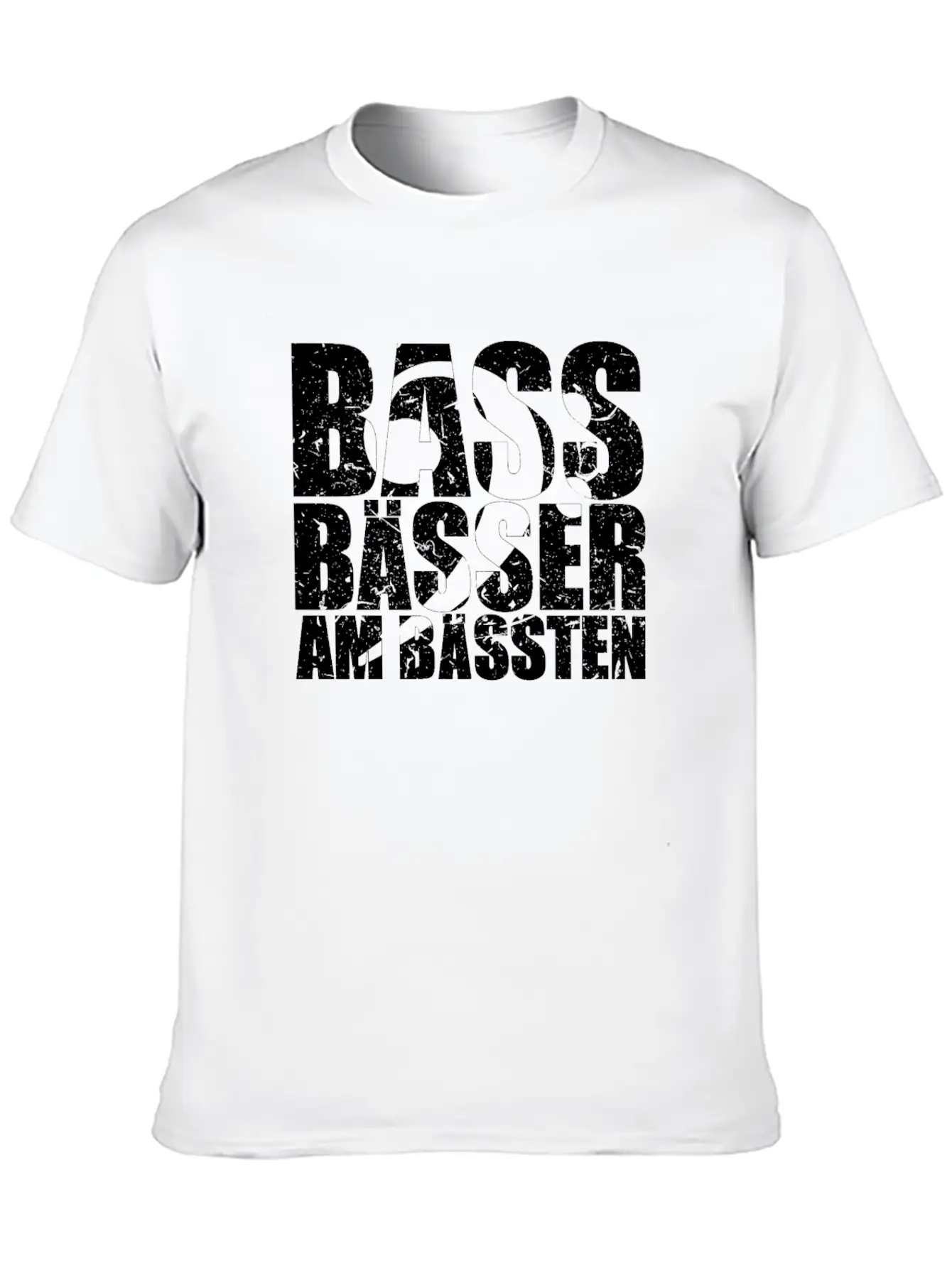 Bass Player Gift BASS BÄSSER AM BÄSSTEN Bassist Essential Cotton Tee For Daily Outfits – Unisex Style