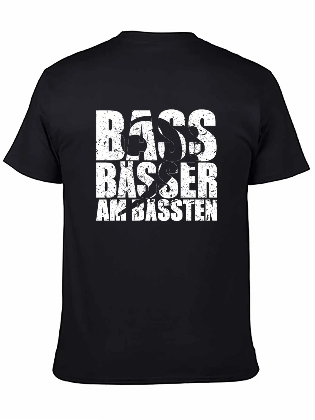 Bass Player Gift BASS BÄSSER AM BÄSSTEN Bassist Essential Cotton Tee For Daily Outfits – Unisex Style