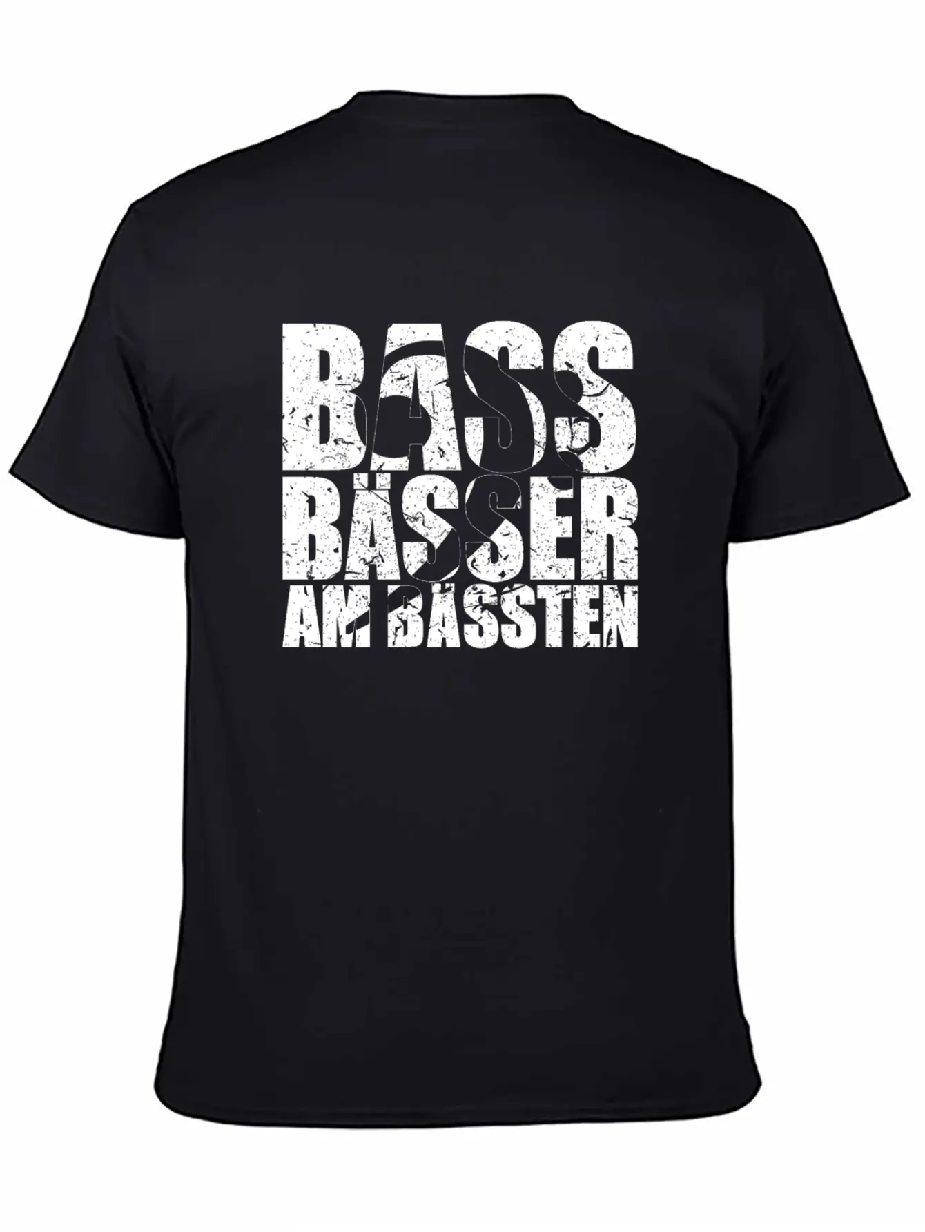 Bass Player Gift BASS BÄSSER AM BÄSSTEN Bassist Essential Cotton Tee For Daily Outfits – Unisex Style