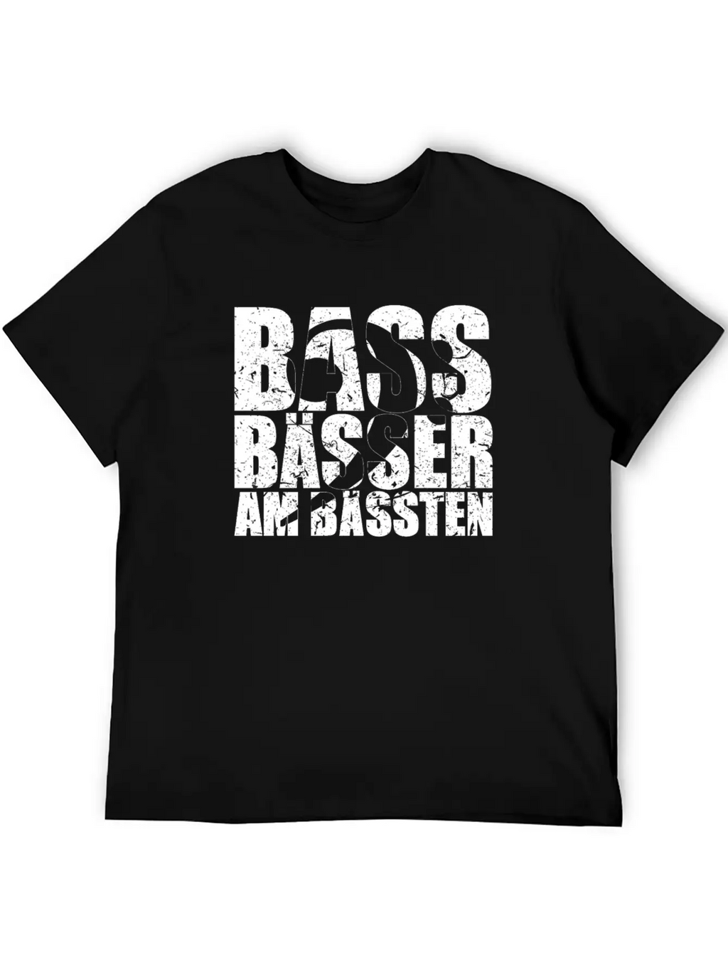 Bass Player Gift BASS BÄSSER AM BÄSSTEN Bassist Essential Cotton Tee For Daily Outfits – Unisex Style