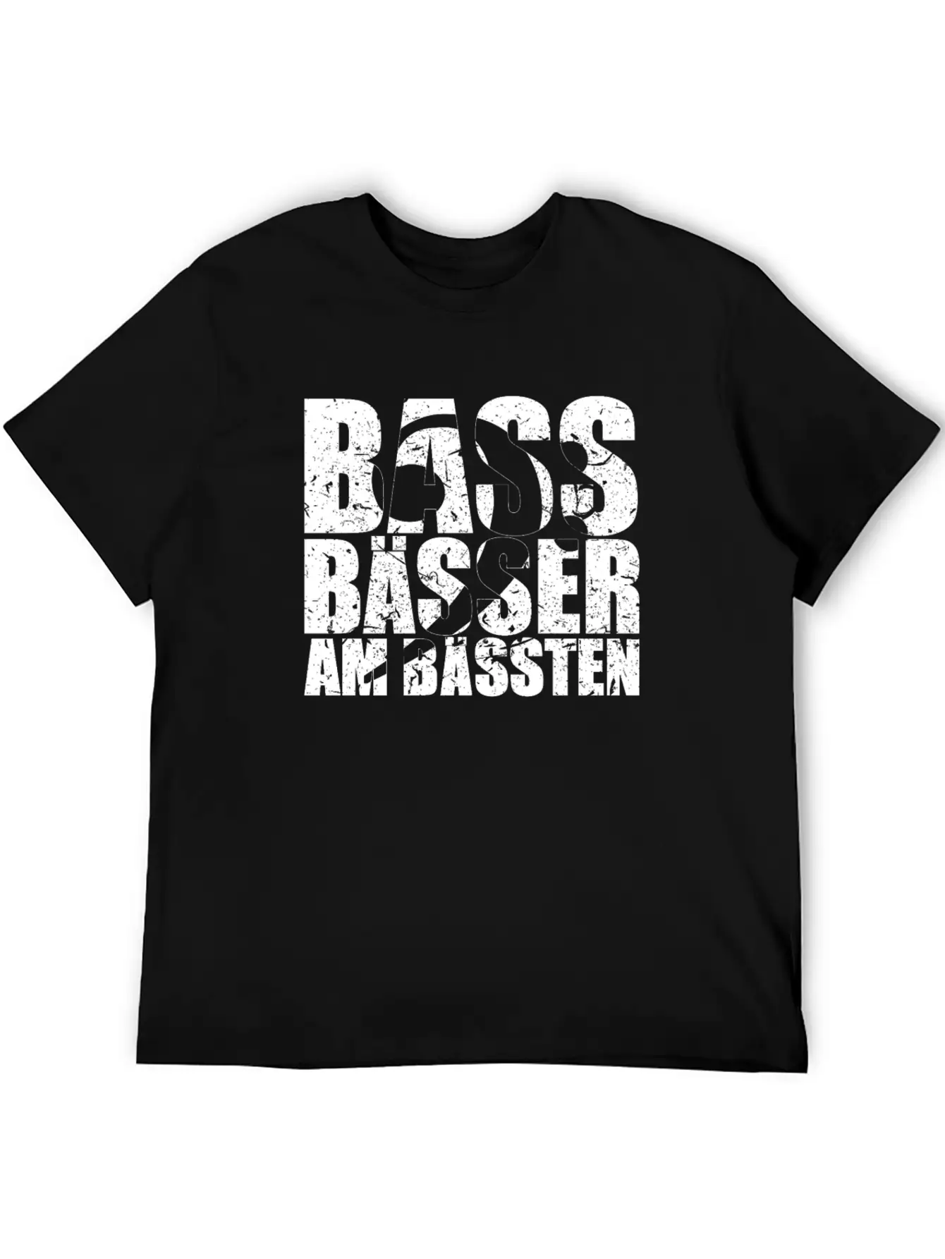 Bass Player Gift BASS BÄSSER AM BÄSSTEN Bassist Essential Cotton Tee For Daily Outfits – Unisex Style