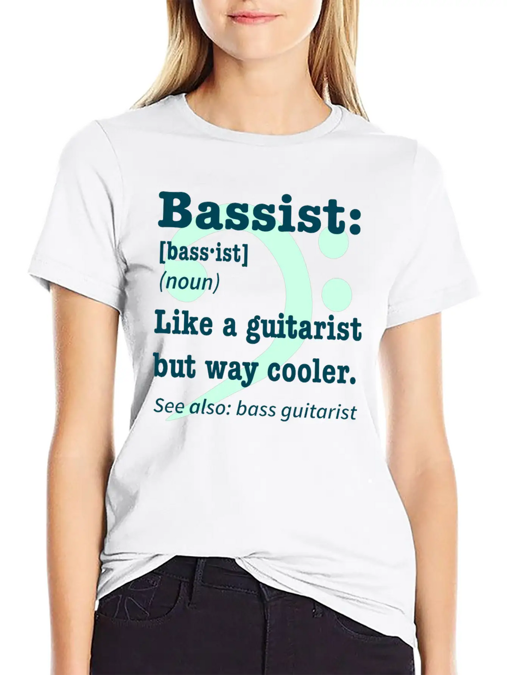 Bass Player Guitar Gift Music Rock Saying Unisex Casual T-Shirt – Clean Design For Daily Comfort
