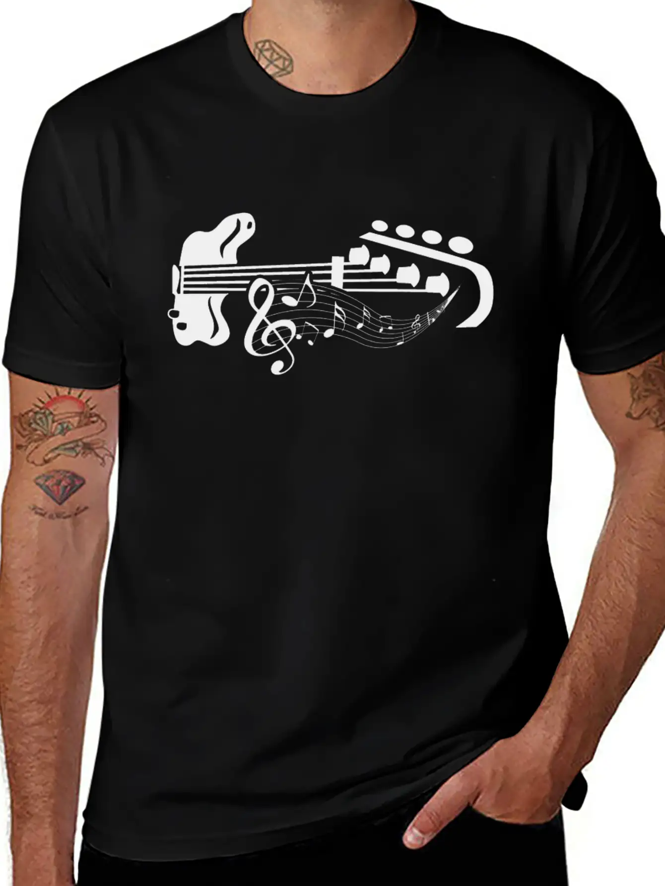 Bass Player Shirt Breathable Soft Cotton T-Shirt – Timeless Casual Look
