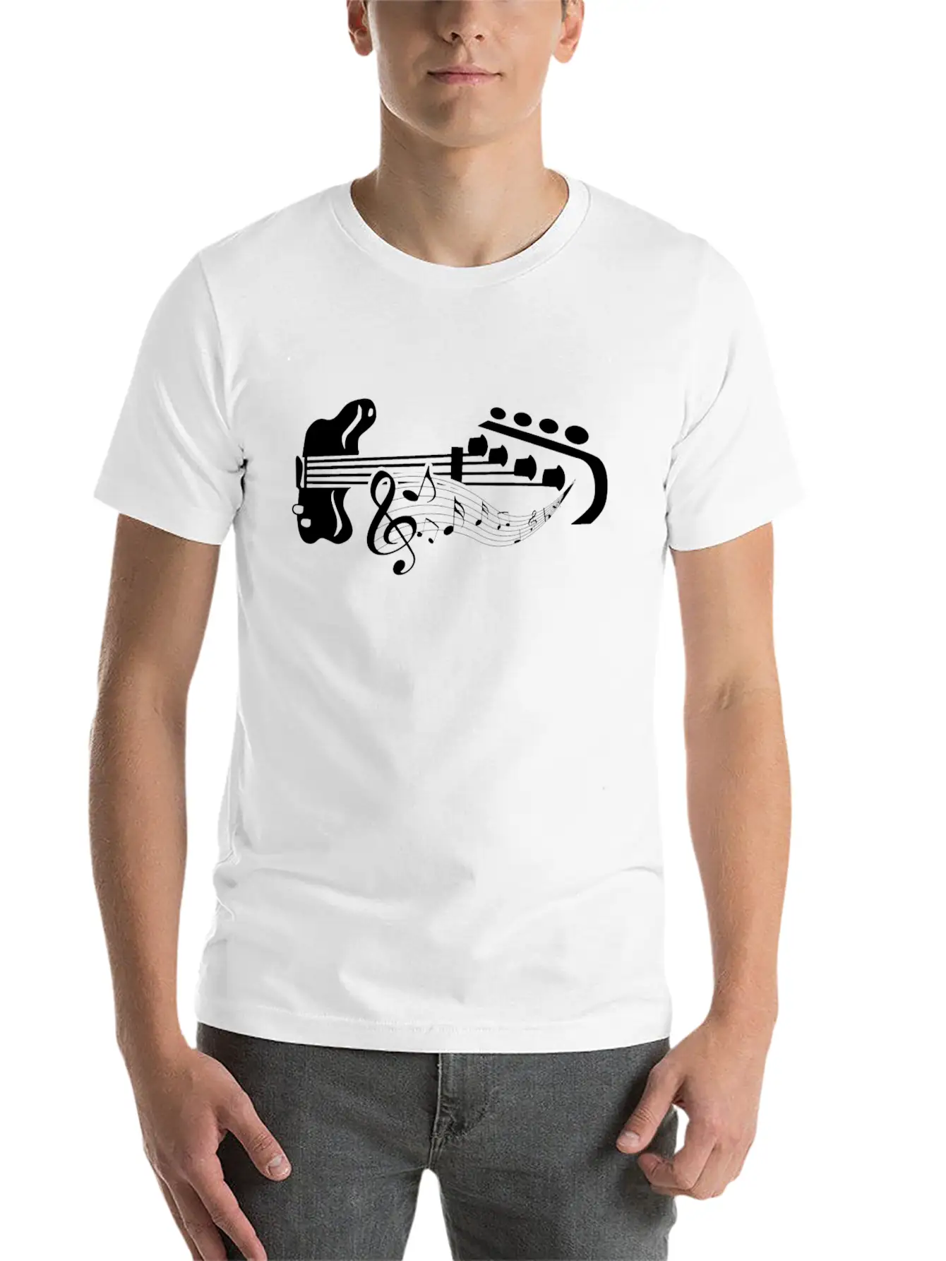Bass Player Shirt Breathable Soft Cotton T-Shirt – Timeless Casual Look