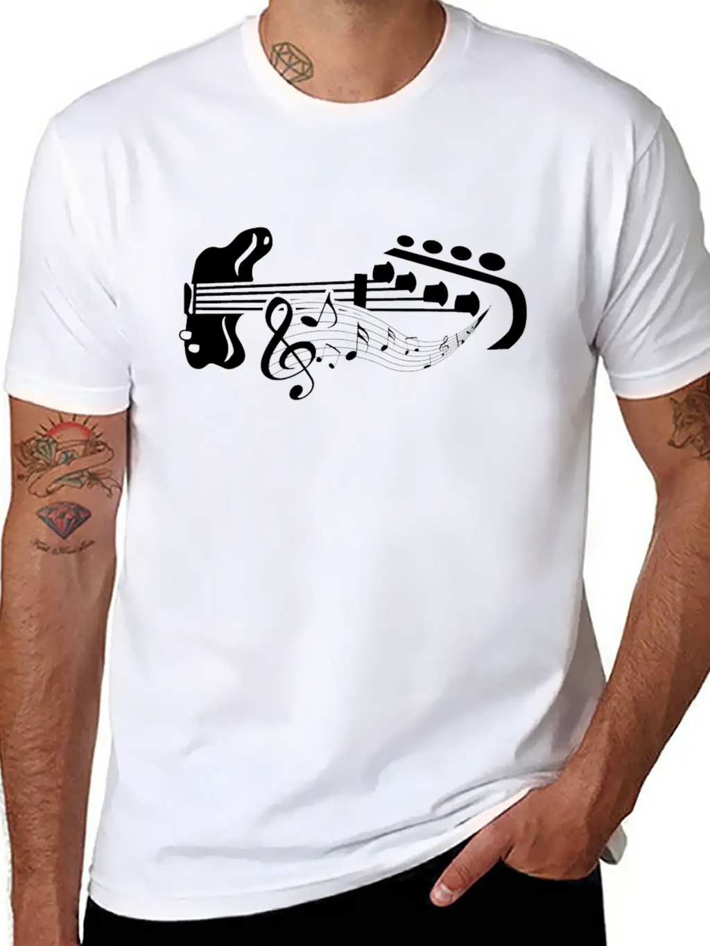 Bass Player Shirt Breathable Soft Cotton T-Shirt – Timeless Casual Look