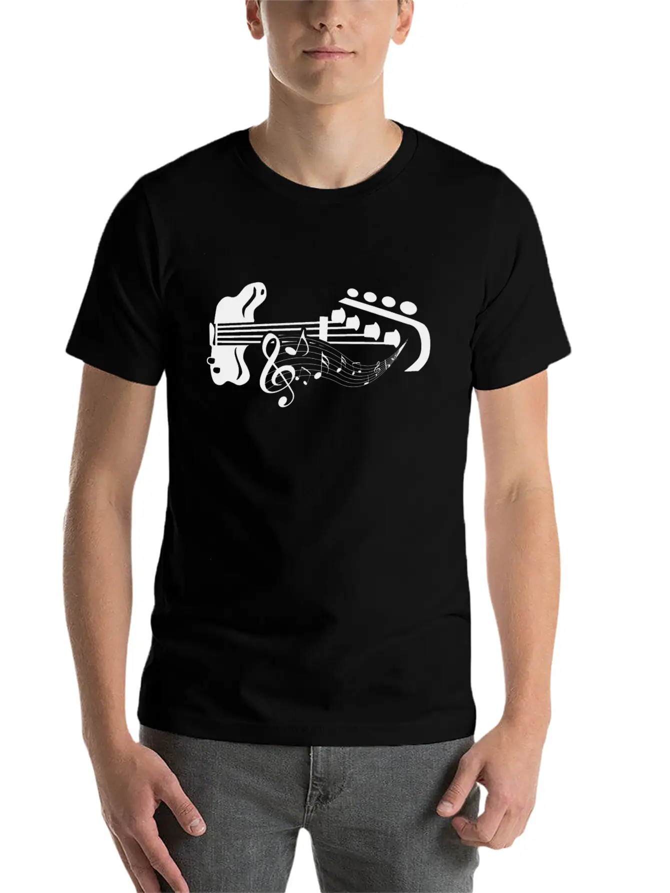 Bass Player Shirt Breathable Soft Cotton T-Shirt – Timeless Casual Look