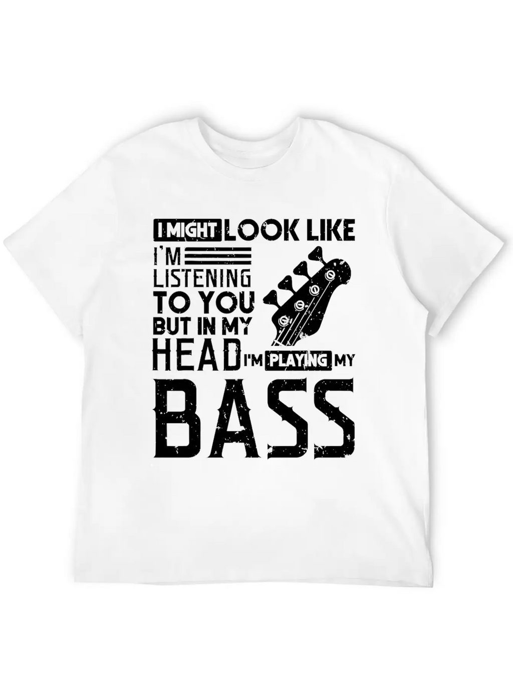 Bass Player Shirt Men Gift For Bass Guitar Player Breathable Graphic T-Shirt – Perfect For Casual Days