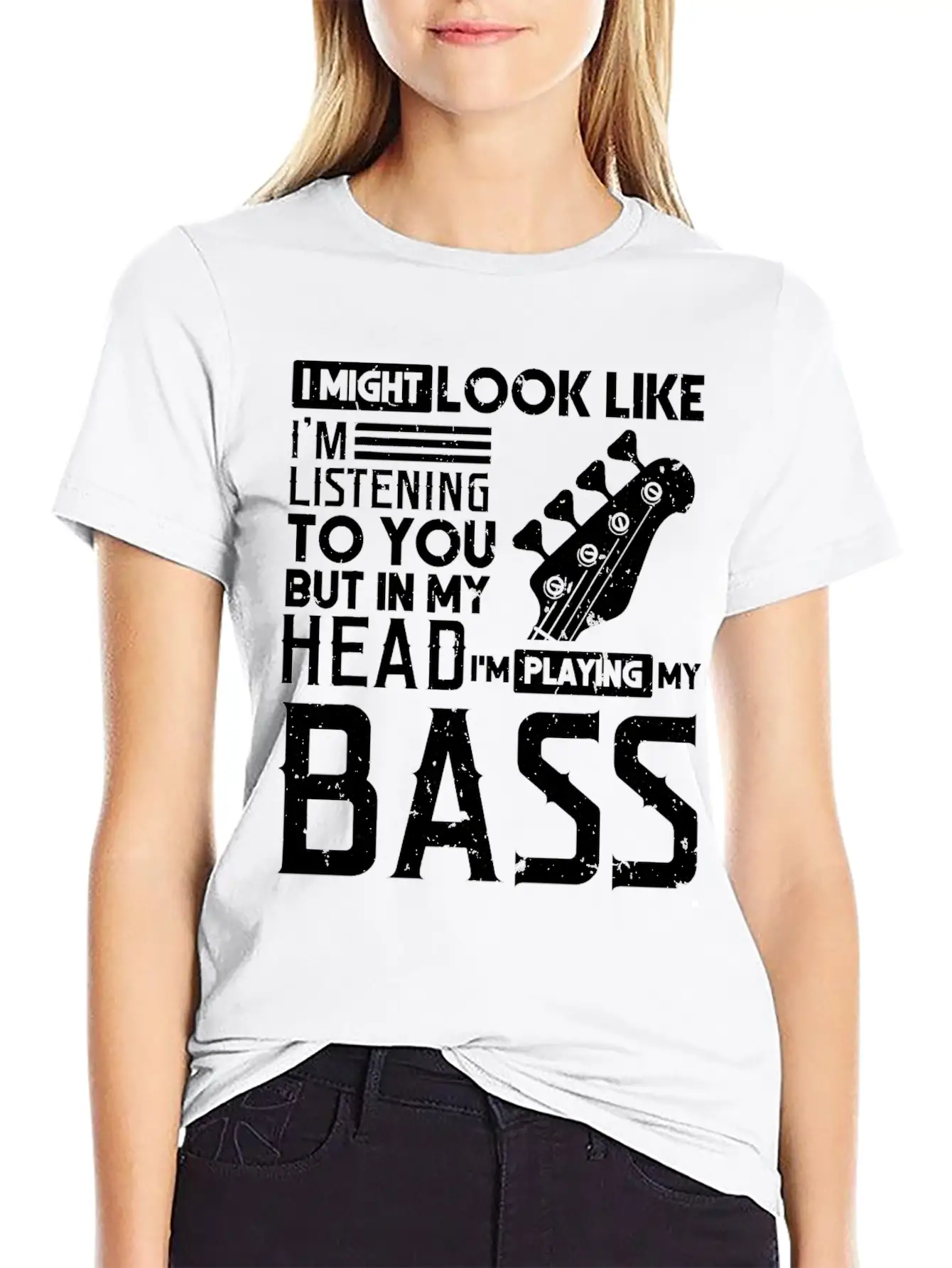 Bass Player Shirt Men Gift For Bass Guitar Player Breathable Graphic T-Shirt – Perfect For Casual Days