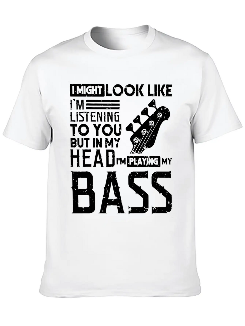 Bass Player Shirt Men Gift For Bass Guitar Player Breathable Graphic T-Shirt – Perfect For Casual Days
