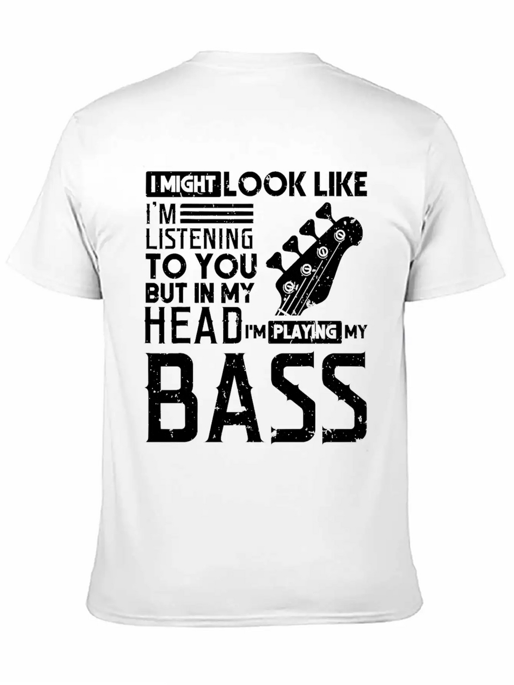 Bass Player Shirt Men Gift For Bass Guitar Player Breathable Graphic T-Shirt – Perfect For Casual Days